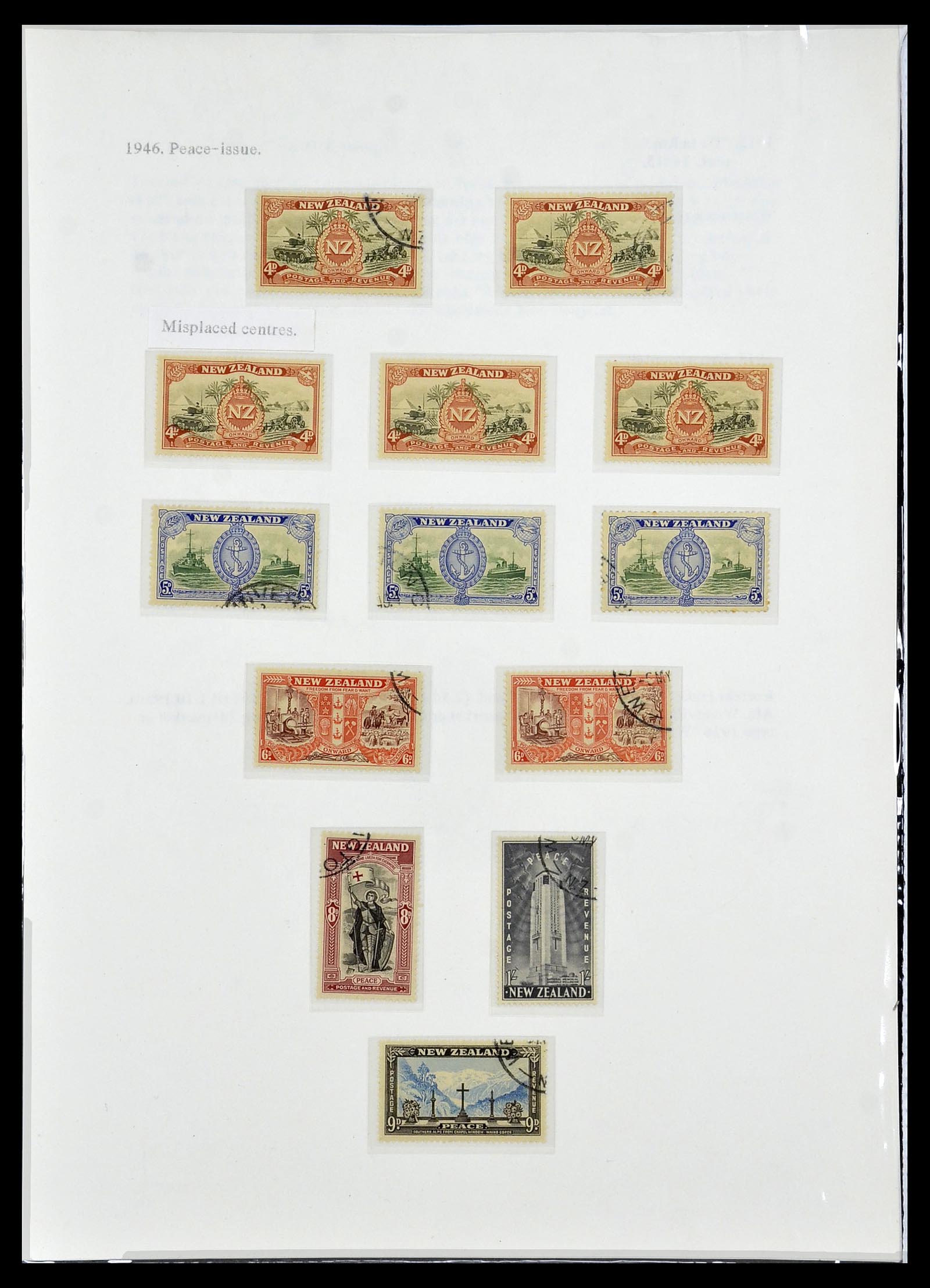 34229 008 - Postzegelverzameling 34229 Nieuw Zeeland 1929-1992.
