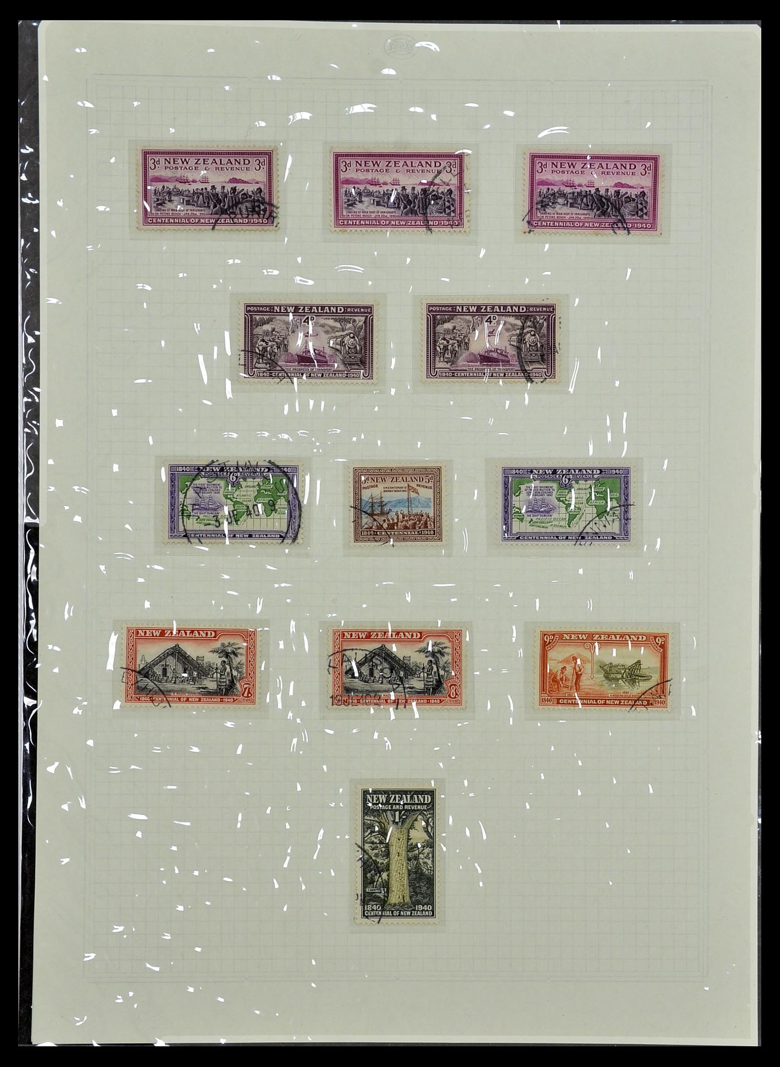 34229 009 - Postzegelverzameling 34229 Nieuw Zeeland 1929-1992.