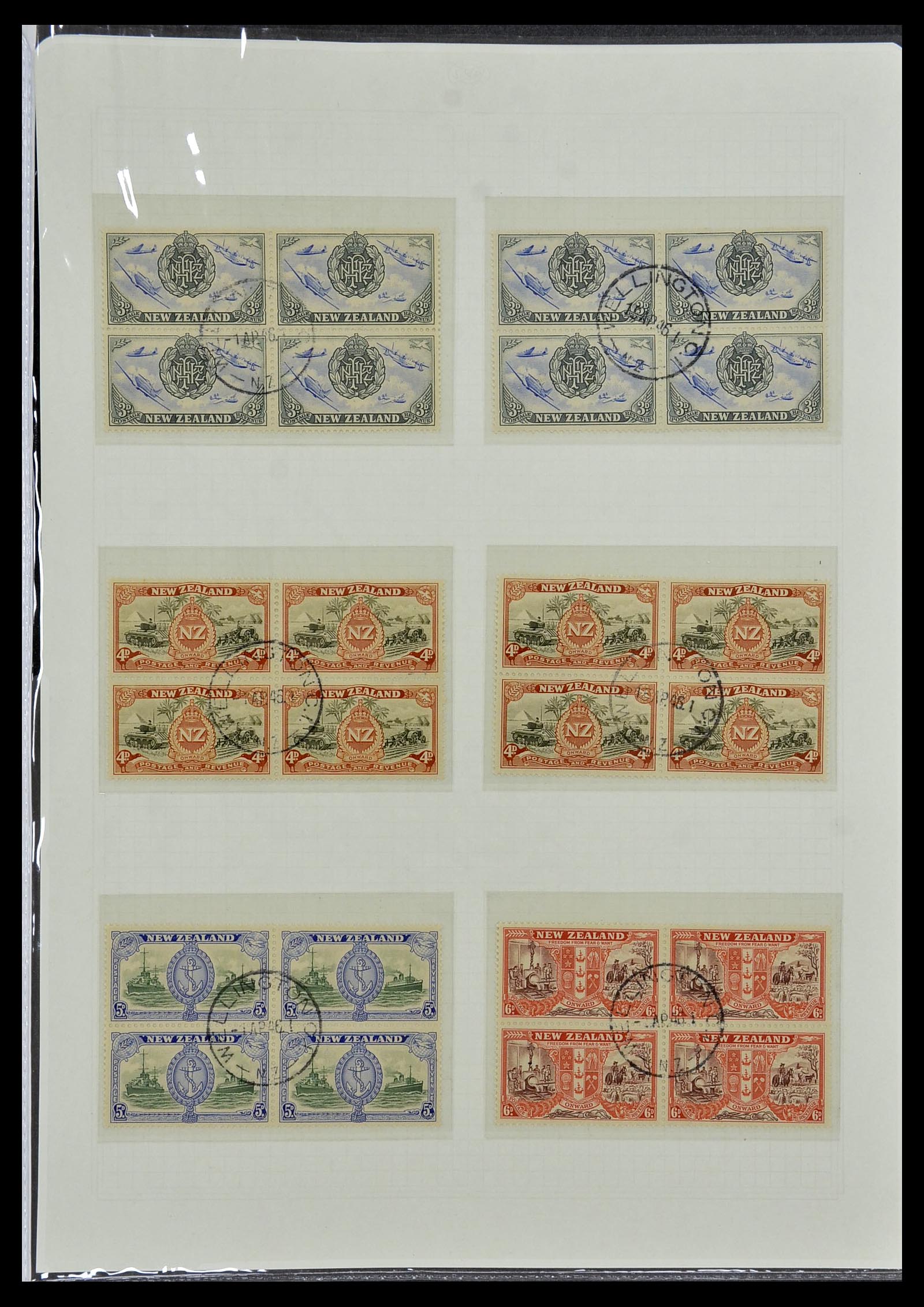 34229 011 - Postzegelverzameling 34229 Nieuw Zeeland 1929-1992.