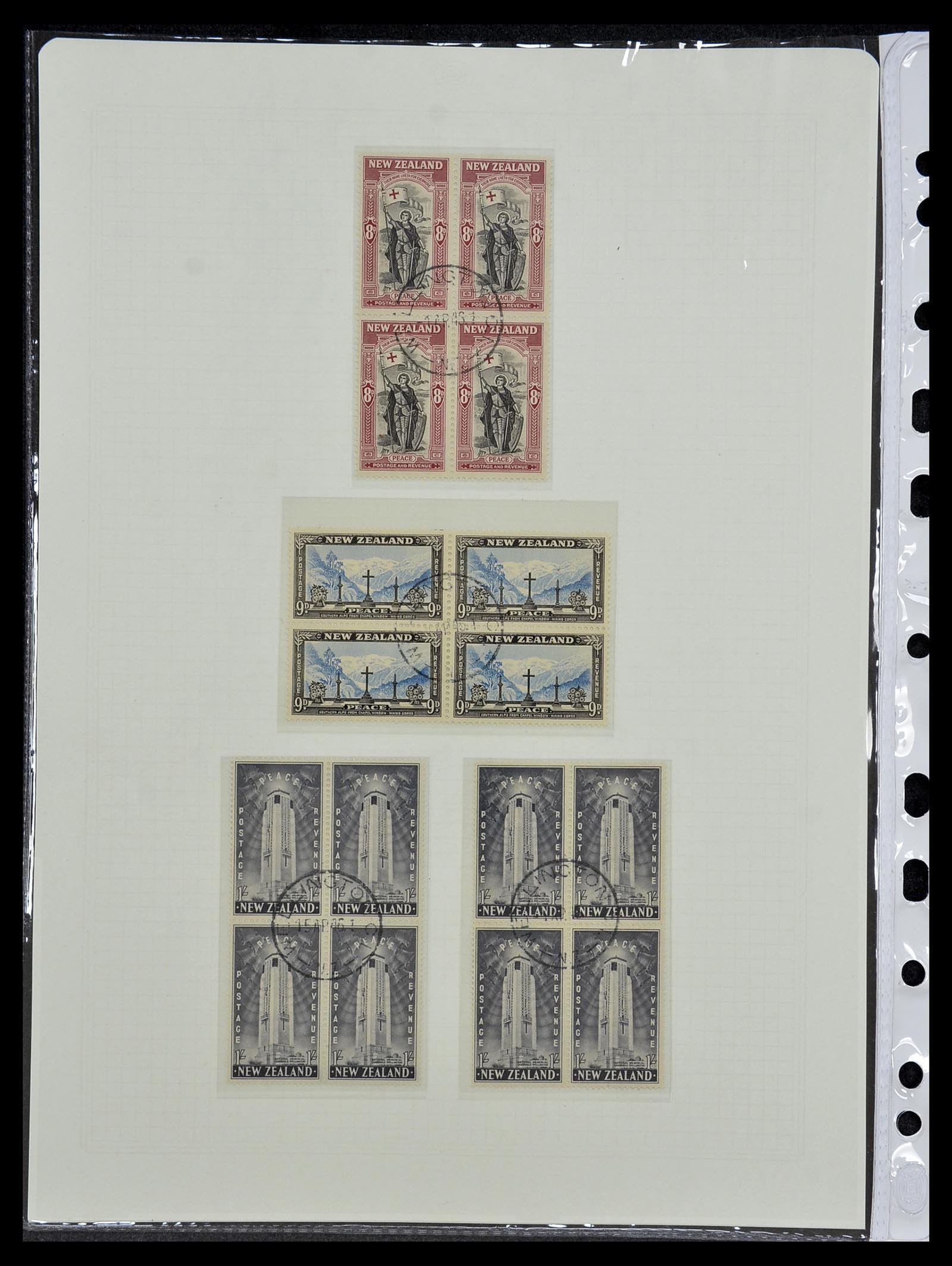 34229 012 - Postzegelverzameling 34229 Nieuw Zeeland 1929-1992.