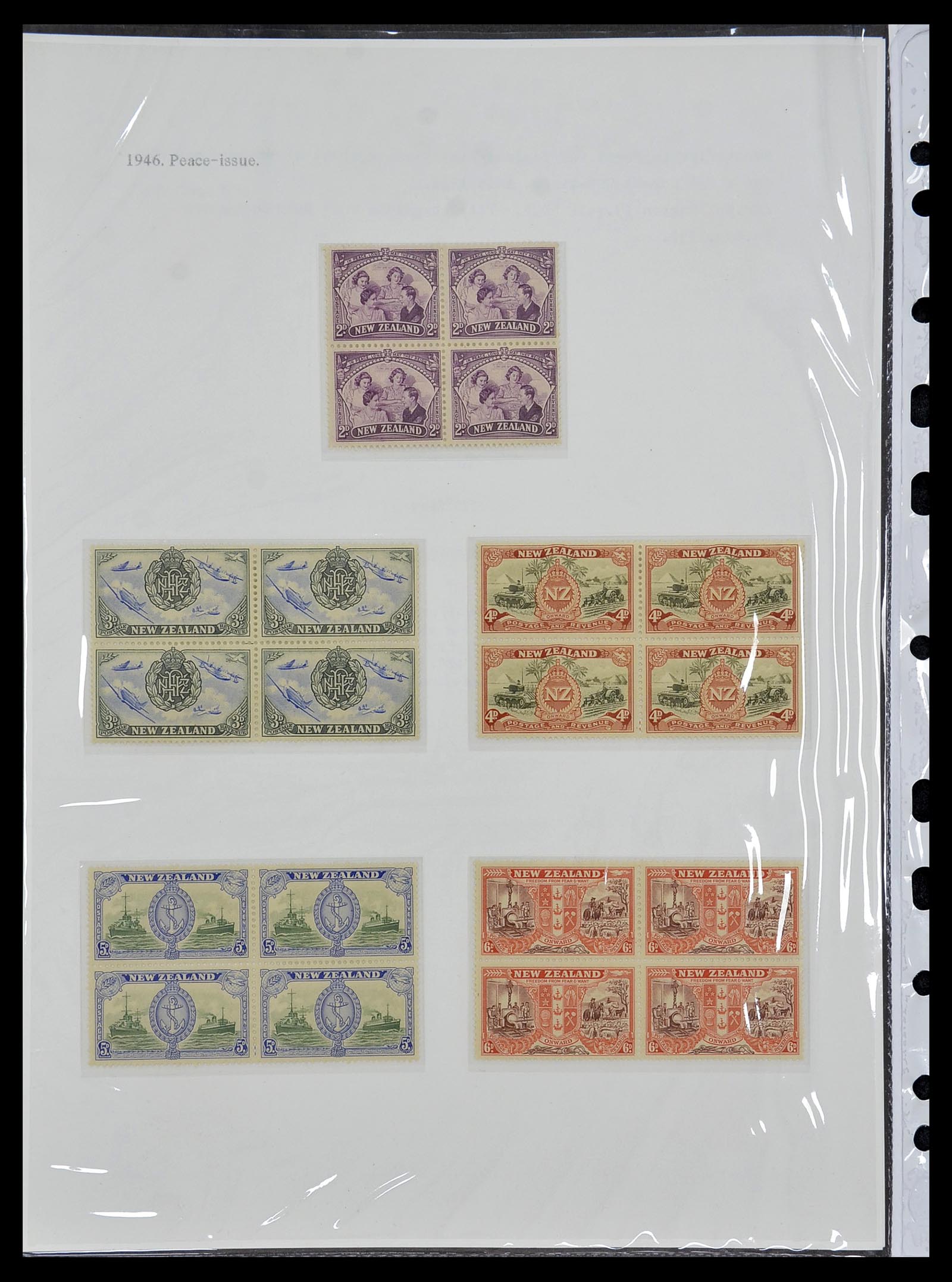 34229 014 - Postzegelverzameling 34229 Nieuw Zeeland 1929-1992.