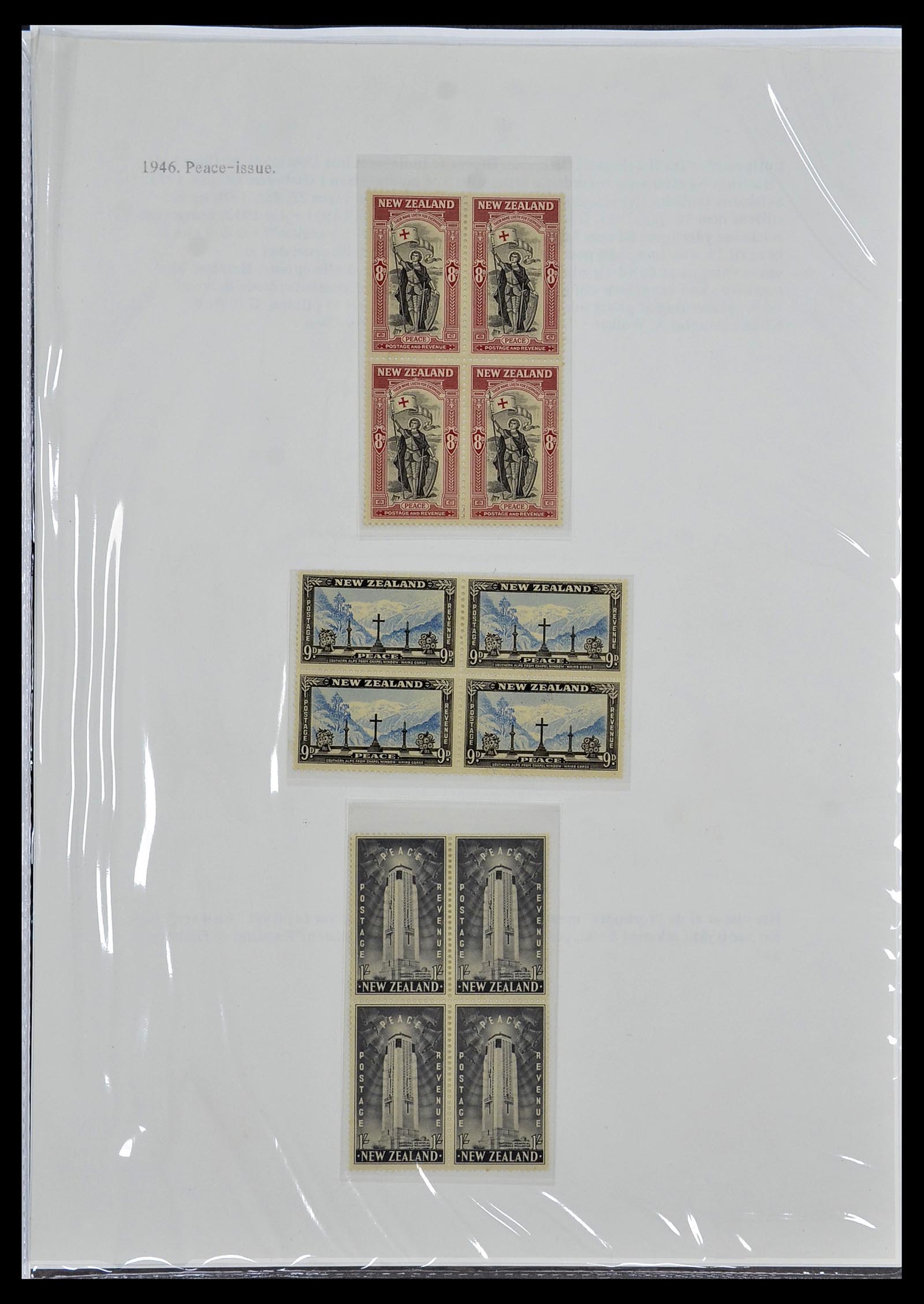 34229 015 - Postzegelverzameling 34229 Nieuw Zeeland 1929-1992.