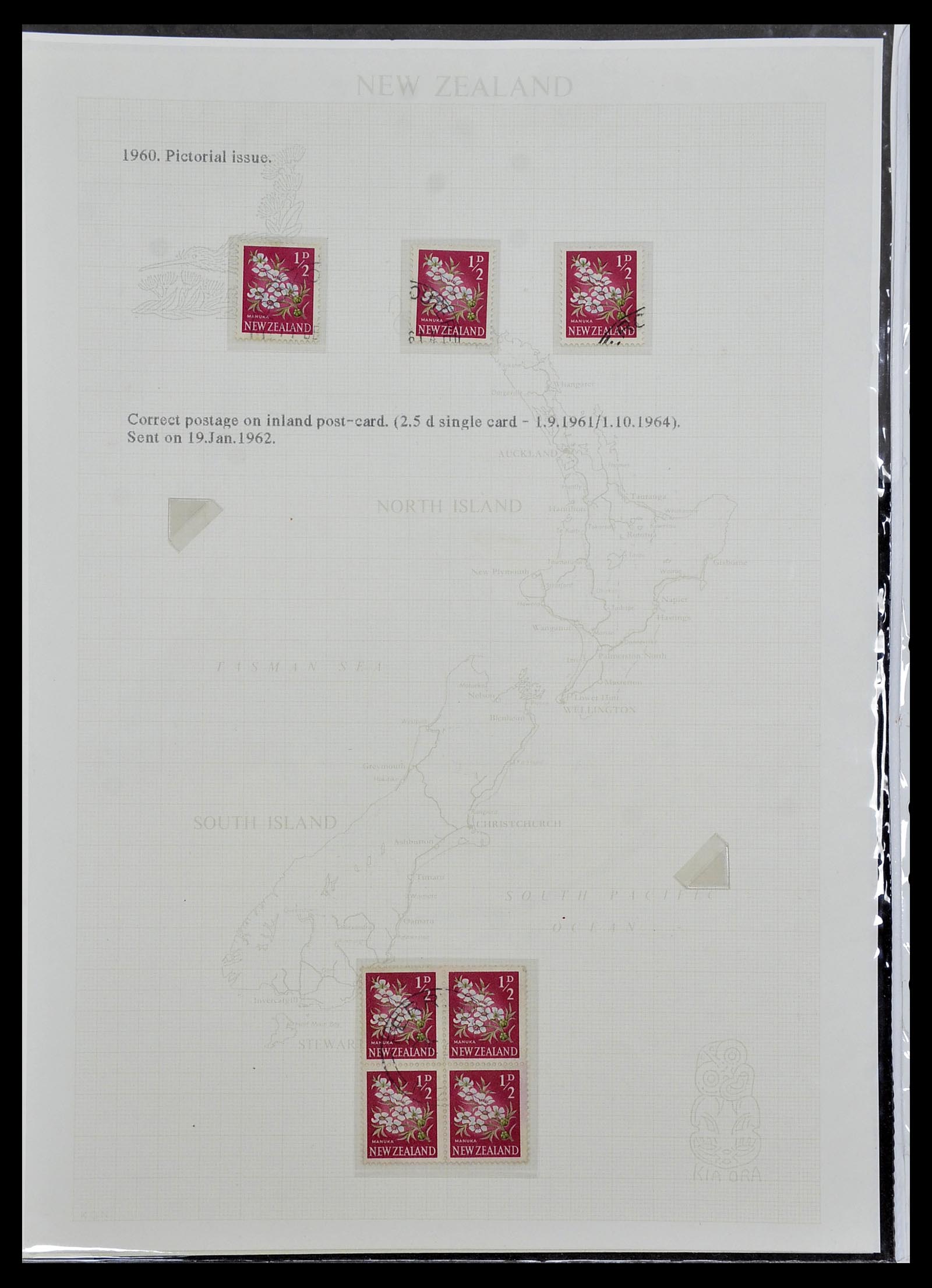 34229 018 - Postzegelverzameling 34229 Nieuw Zeeland 1929-1992.