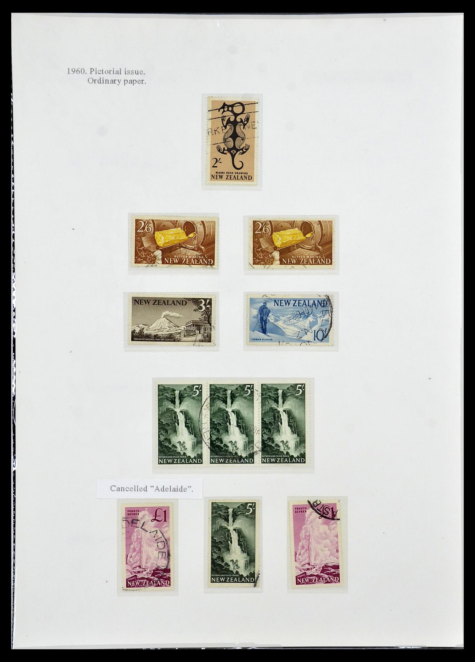 34229 027 - Postzegelverzameling 34229 Nieuw Zeeland 1929-1992.