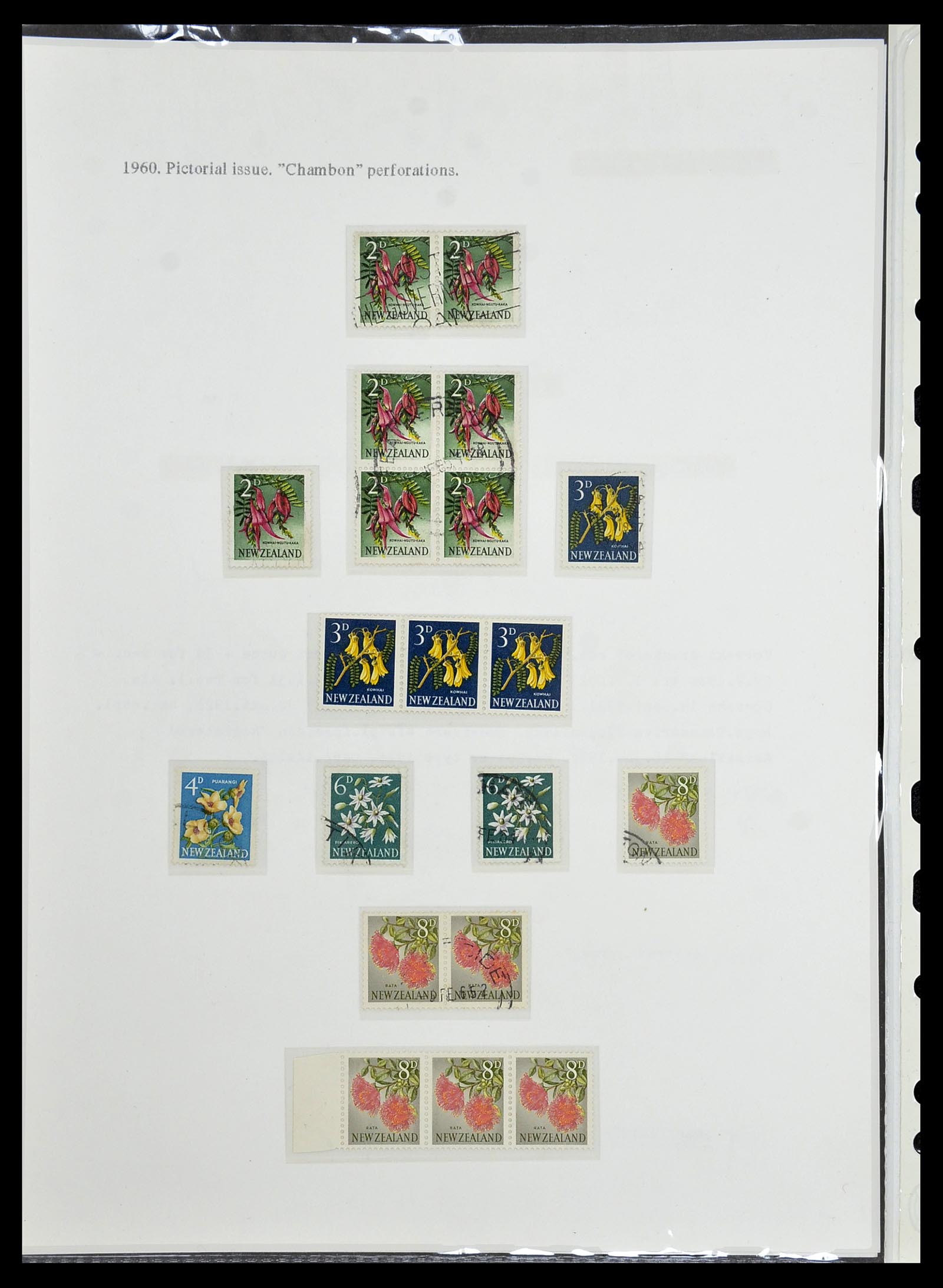 34229 030 - Postzegelverzameling 34229 Nieuw Zeeland 1929-1992.