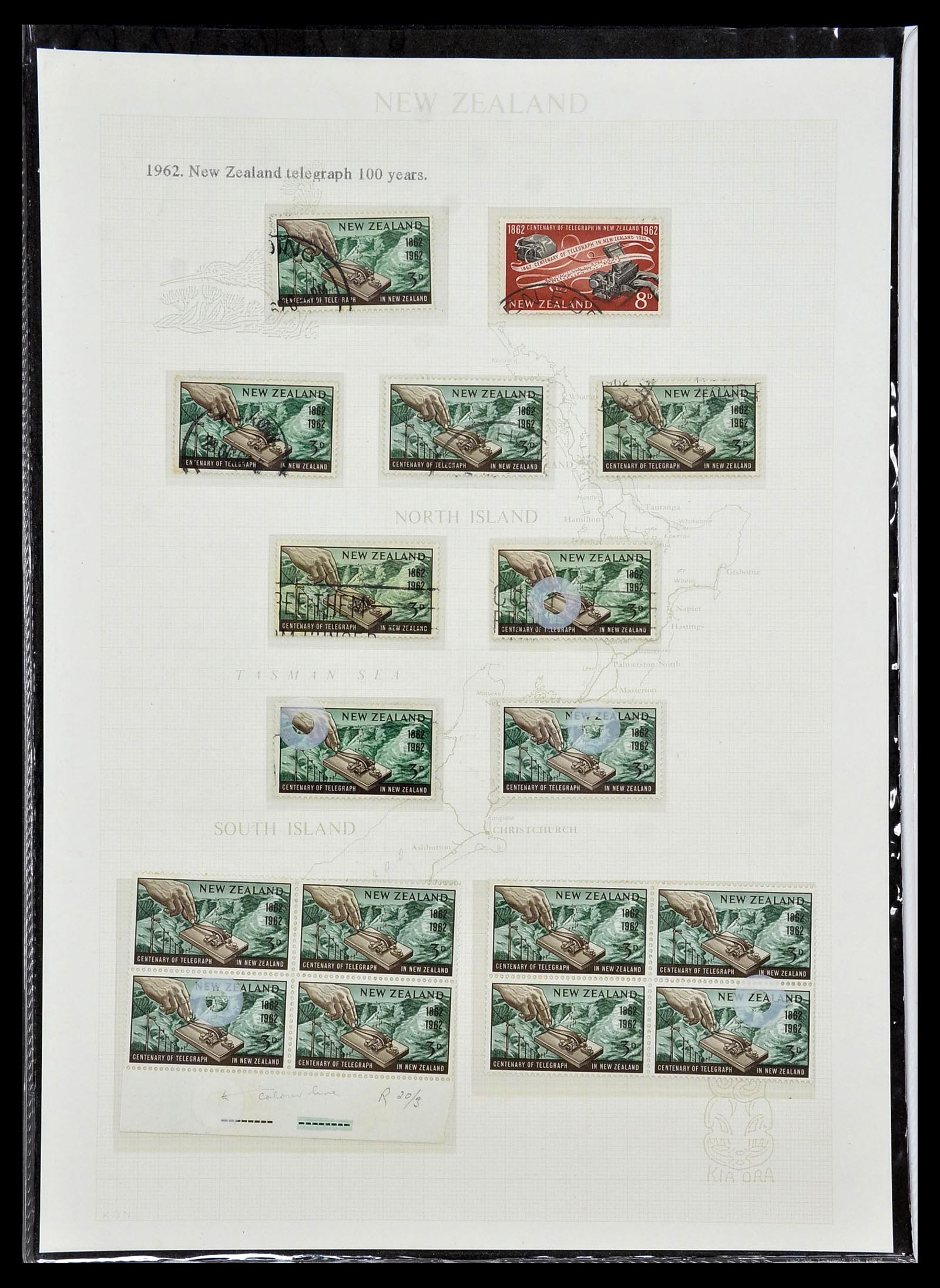 34229 034 - Postzegelverzameling 34229 Nieuw Zeeland 1929-1992.