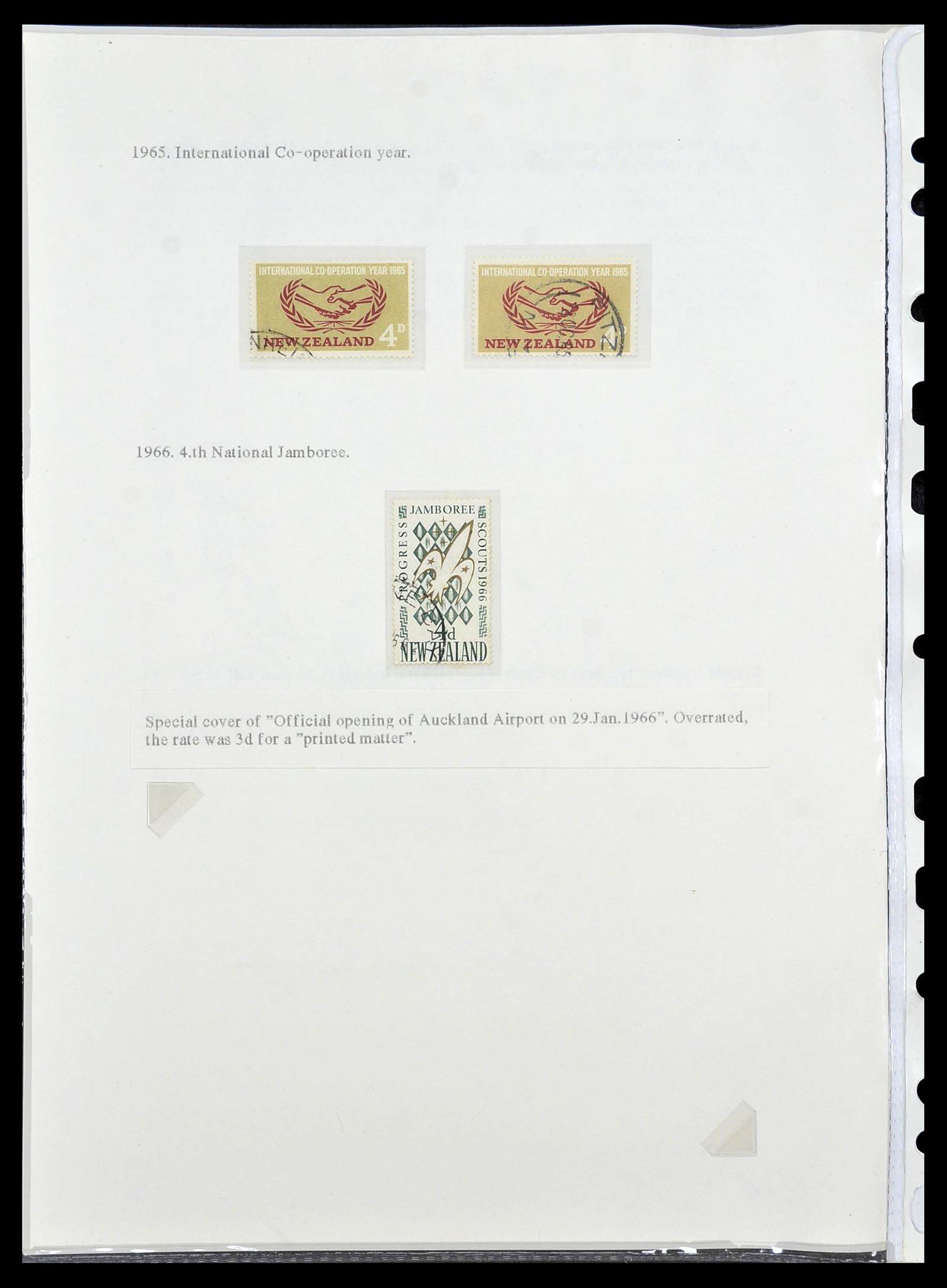 34229 042 - Postzegelverzameling 34229 Nieuw Zeeland 1929-1992.