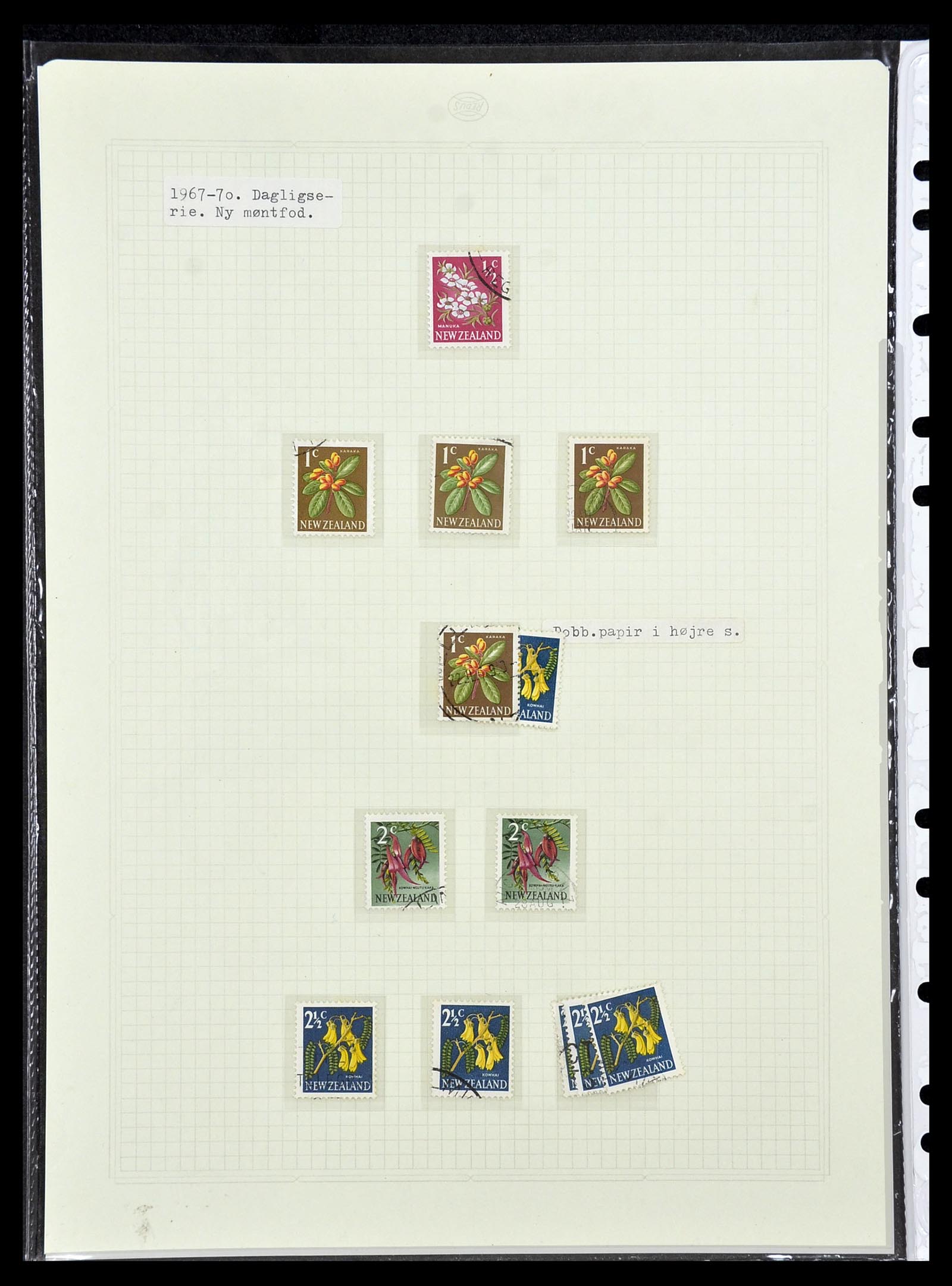 34229 044 - Postzegelverzameling 34229 Nieuw Zeeland 1929-1992.