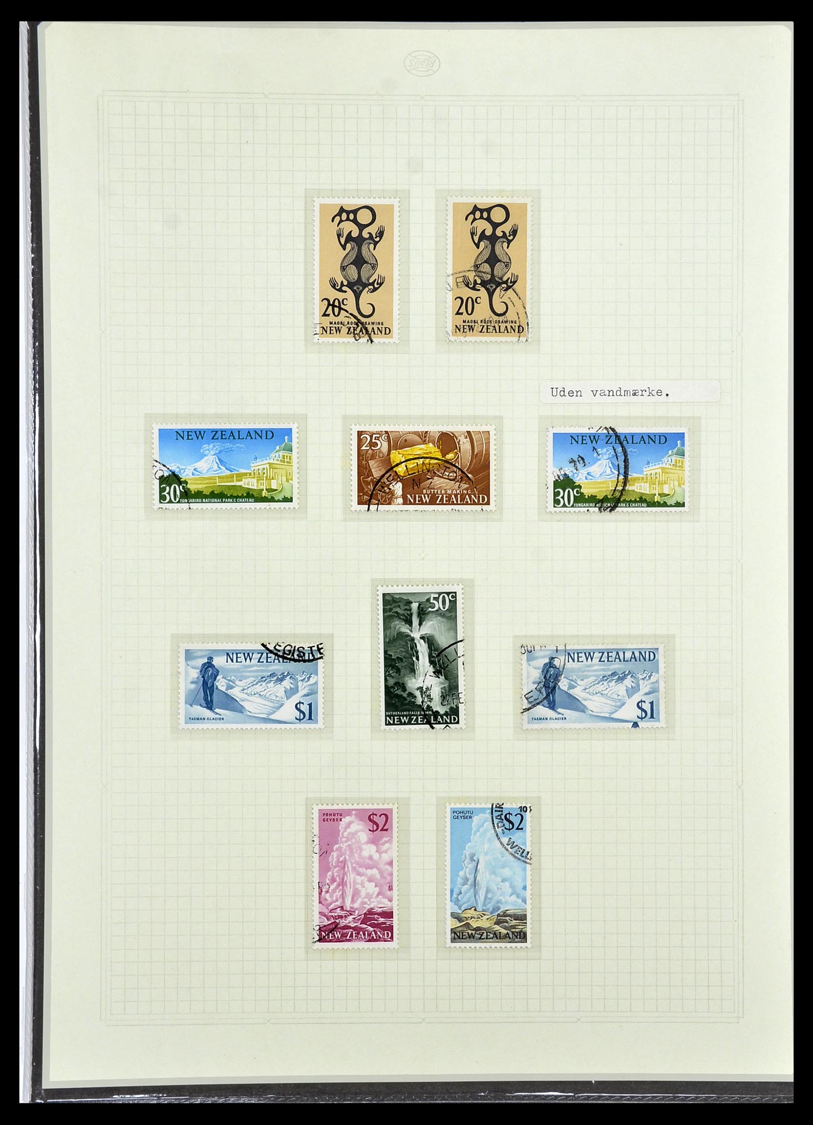 34229 047 - Postzegelverzameling 34229 Nieuw Zeeland 1929-1992.