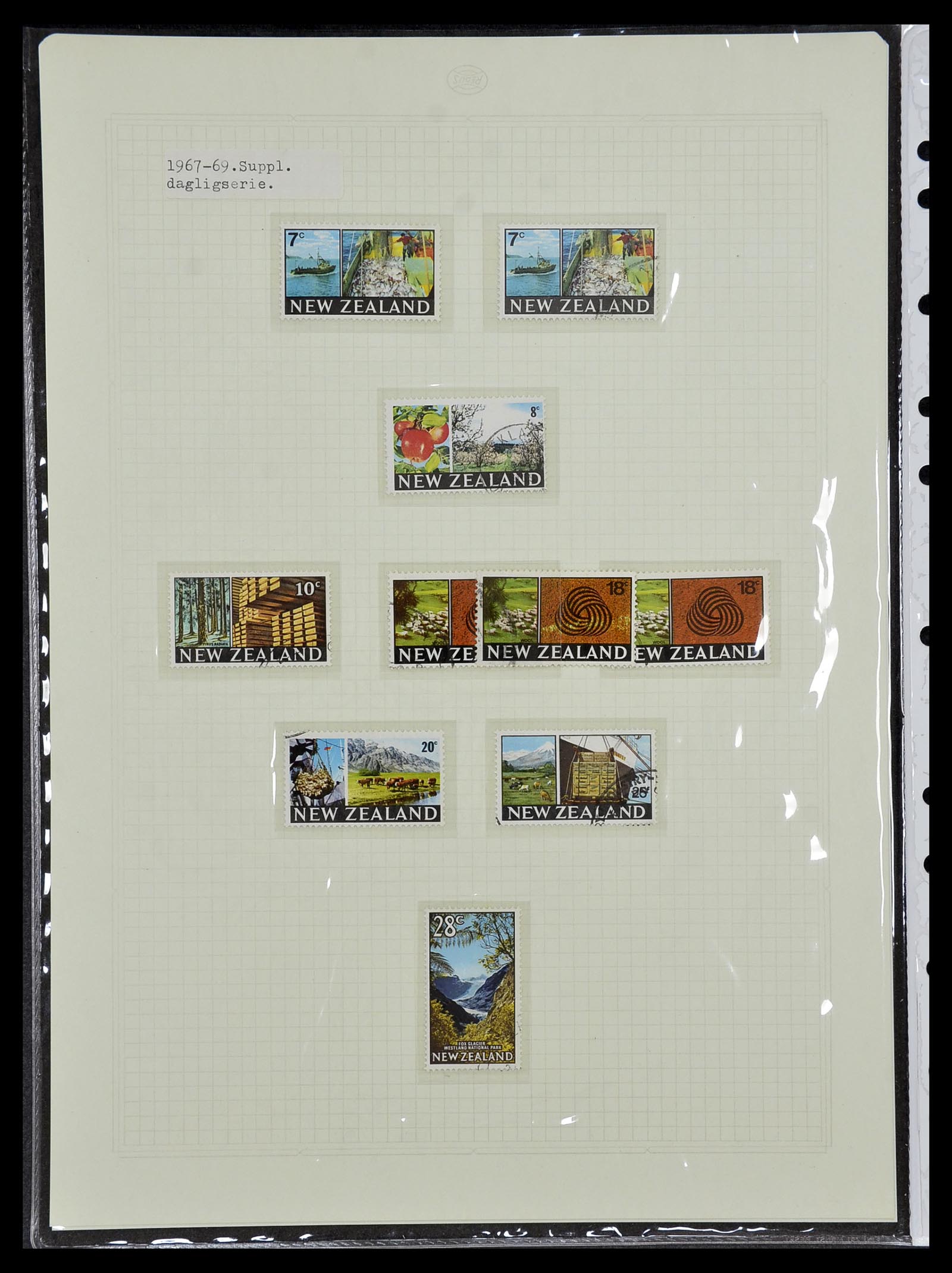 34229 048 - Postzegelverzameling 34229 Nieuw Zeeland 1929-1992.