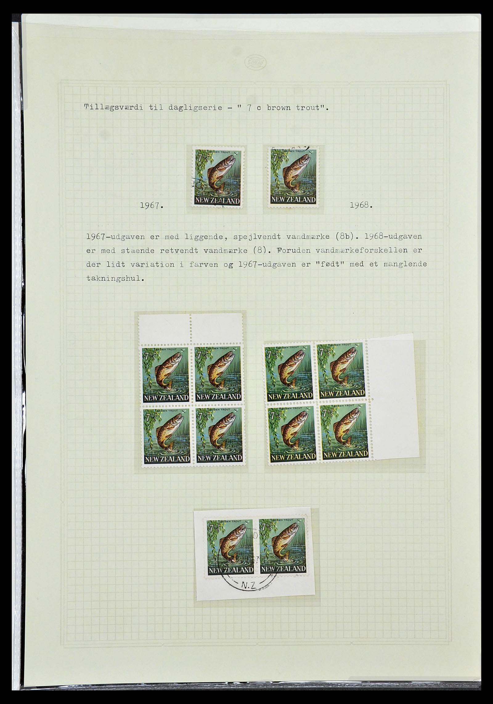 34229 049 - Postzegelverzameling 34229 Nieuw Zeeland 1929-1992.