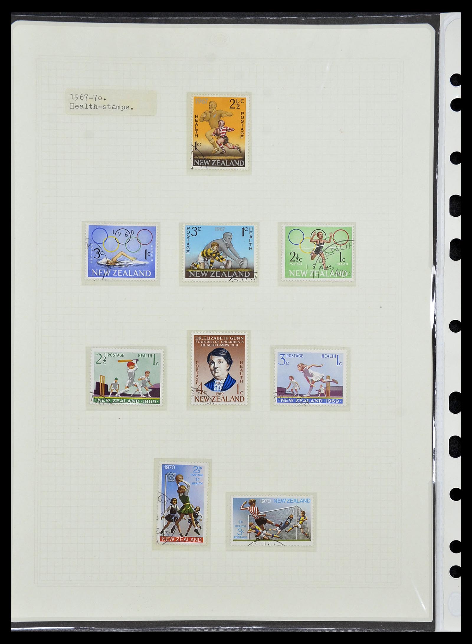 34229 052 - Postzegelverzameling 34229 Nieuw Zeeland 1929-1992.
