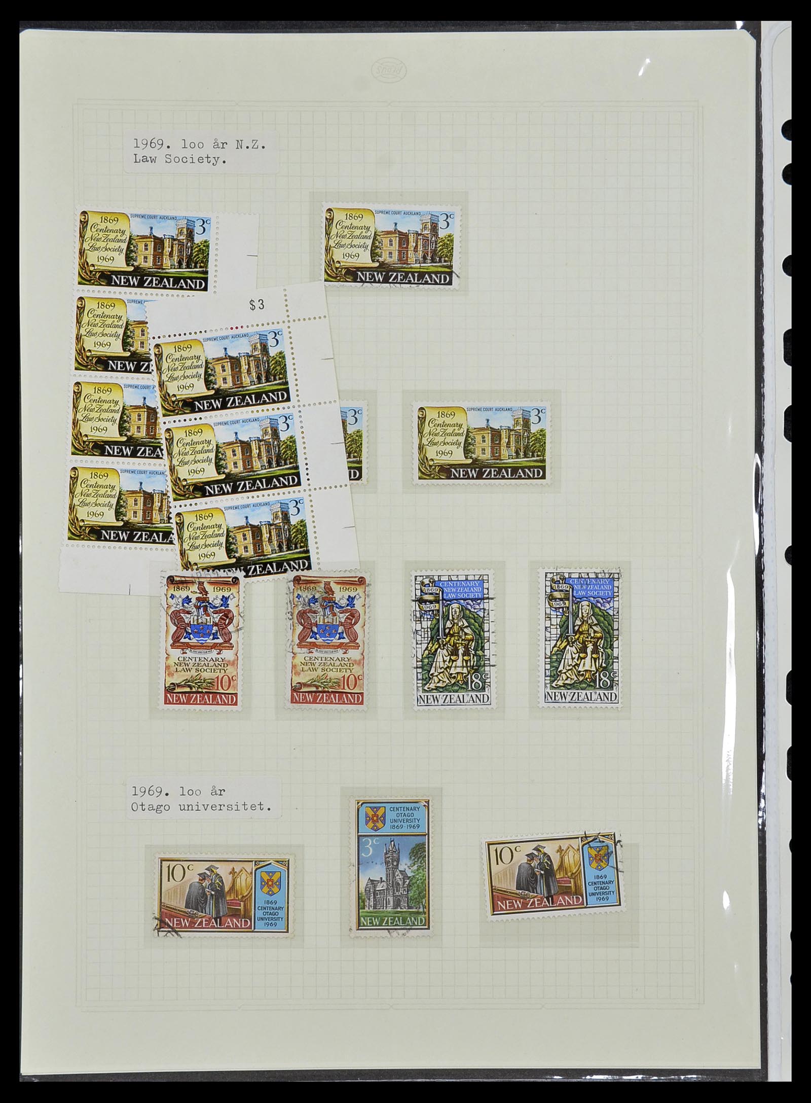 34229 054 - Postzegelverzameling 34229 Nieuw Zeeland 1929-1992.