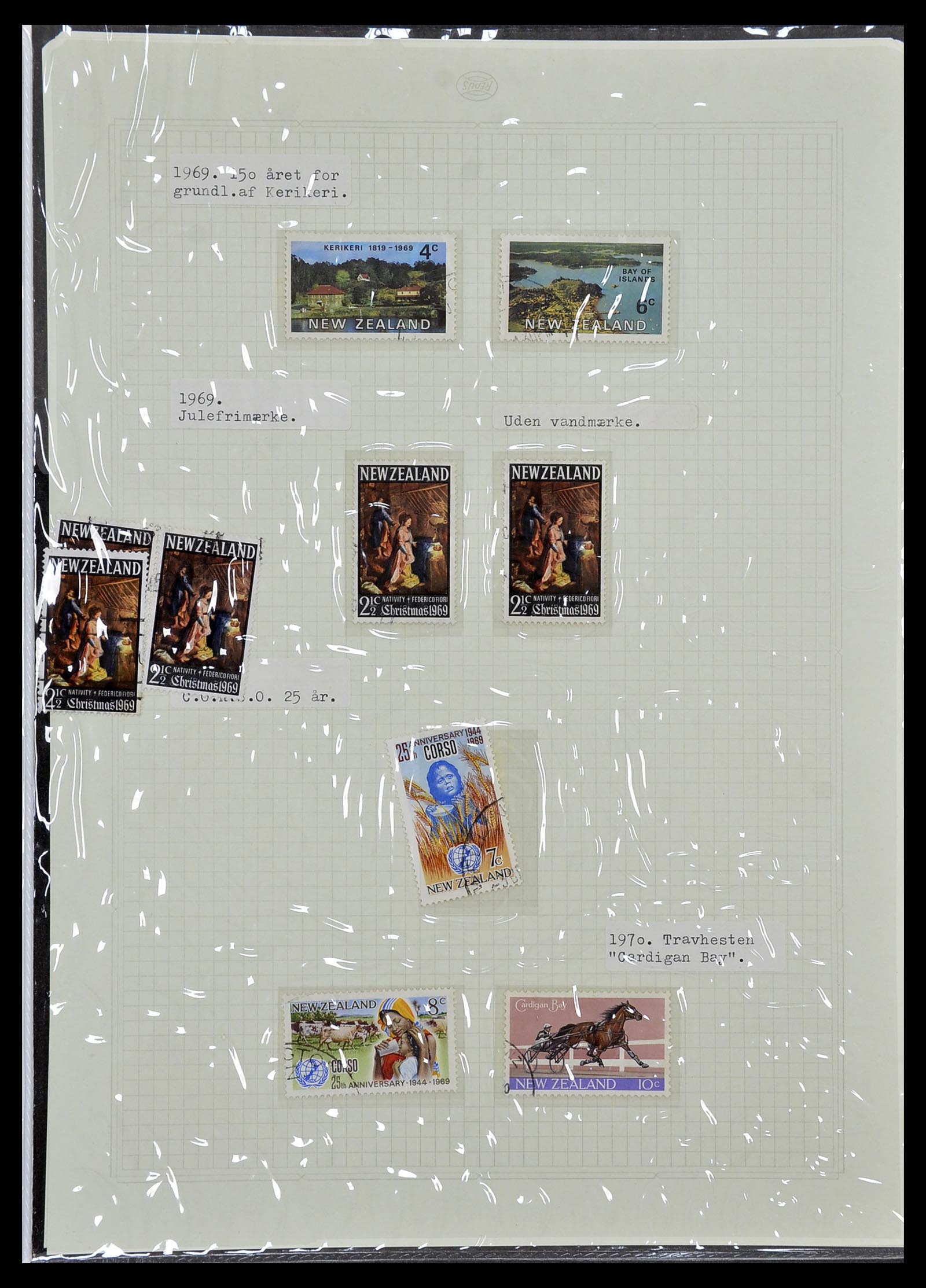 34229 055 - Postzegelverzameling 34229 Nieuw Zeeland 1929-1992.
