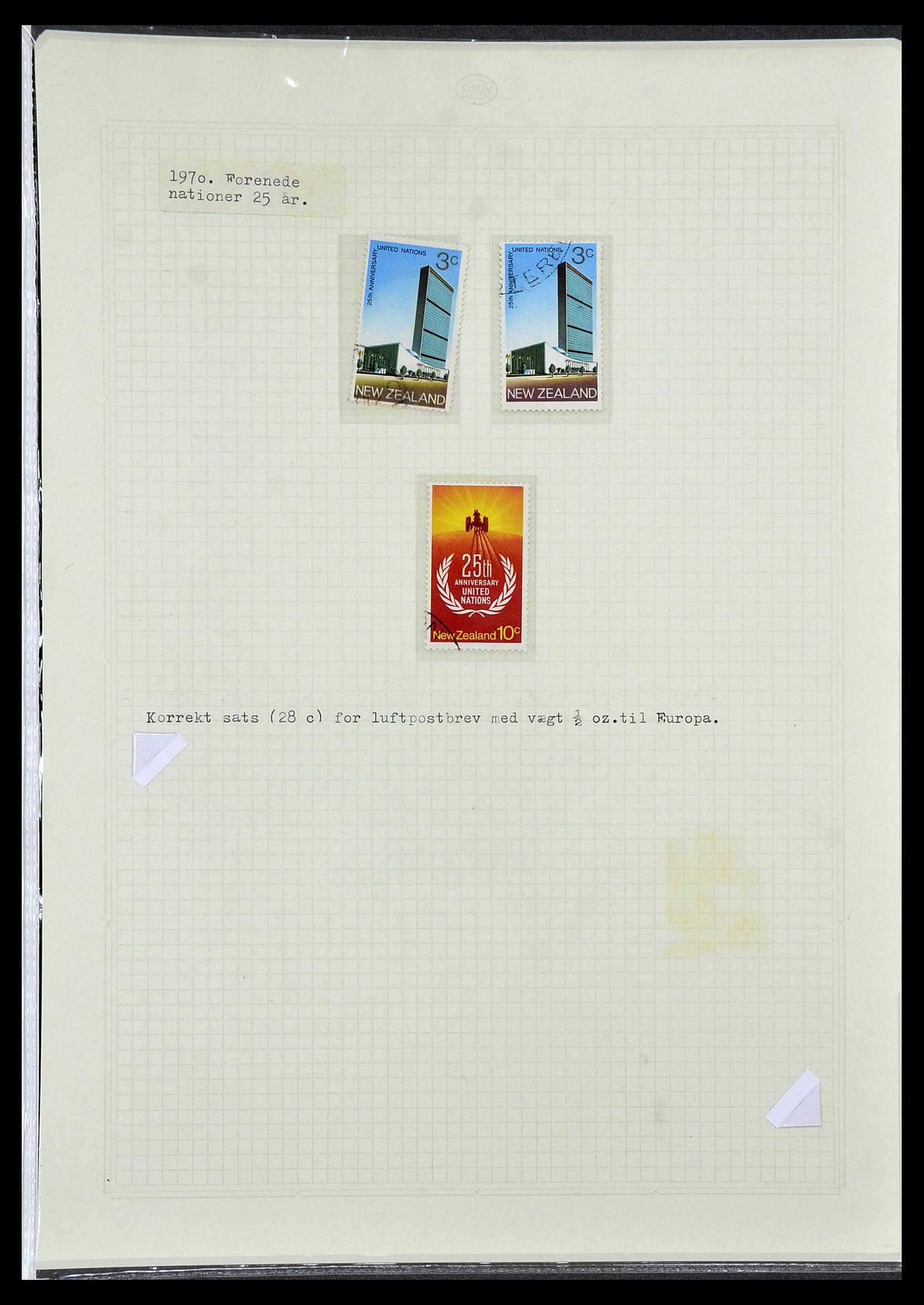 34229 057 - Postzegelverzameling 34229 Nieuw Zeeland 1929-1992.
