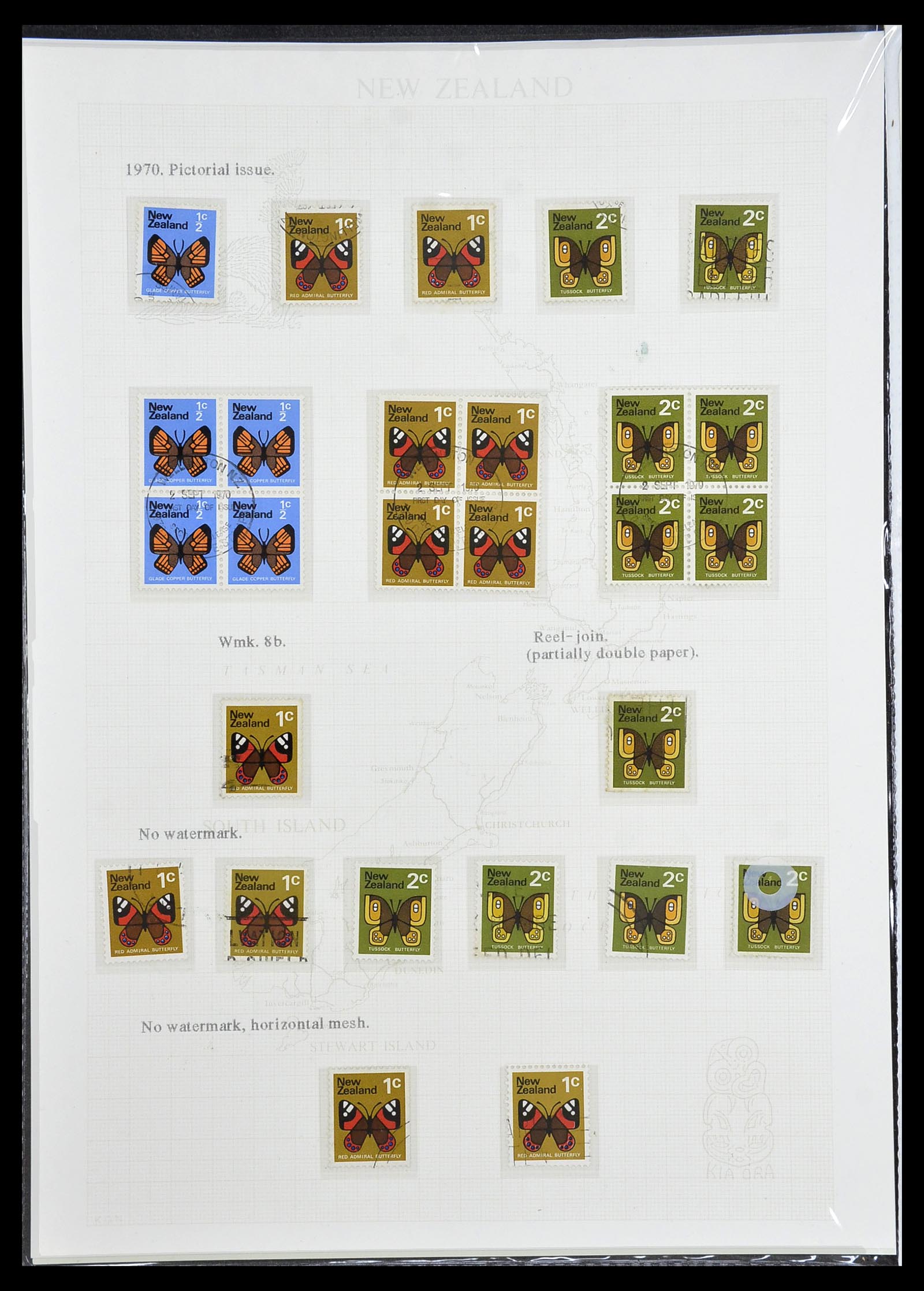 34229 060 - Postzegelverzameling 34229 Nieuw Zeeland 1929-1992.