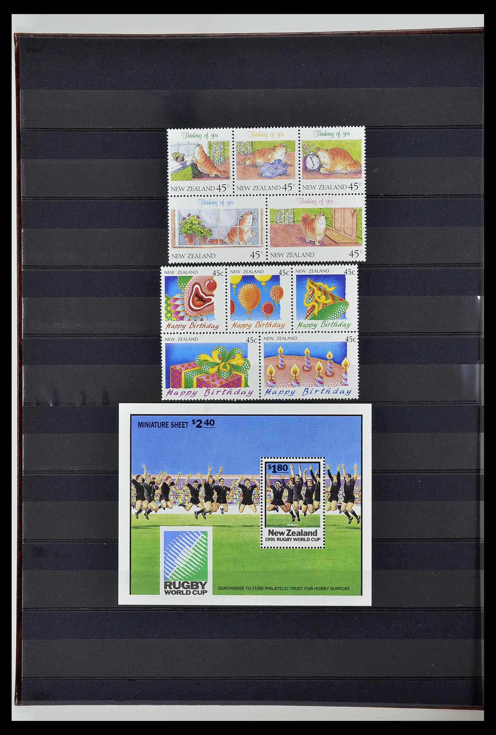 34229 165 - Postzegelverzameling 34229 Nieuw Zeeland 1929-1992.