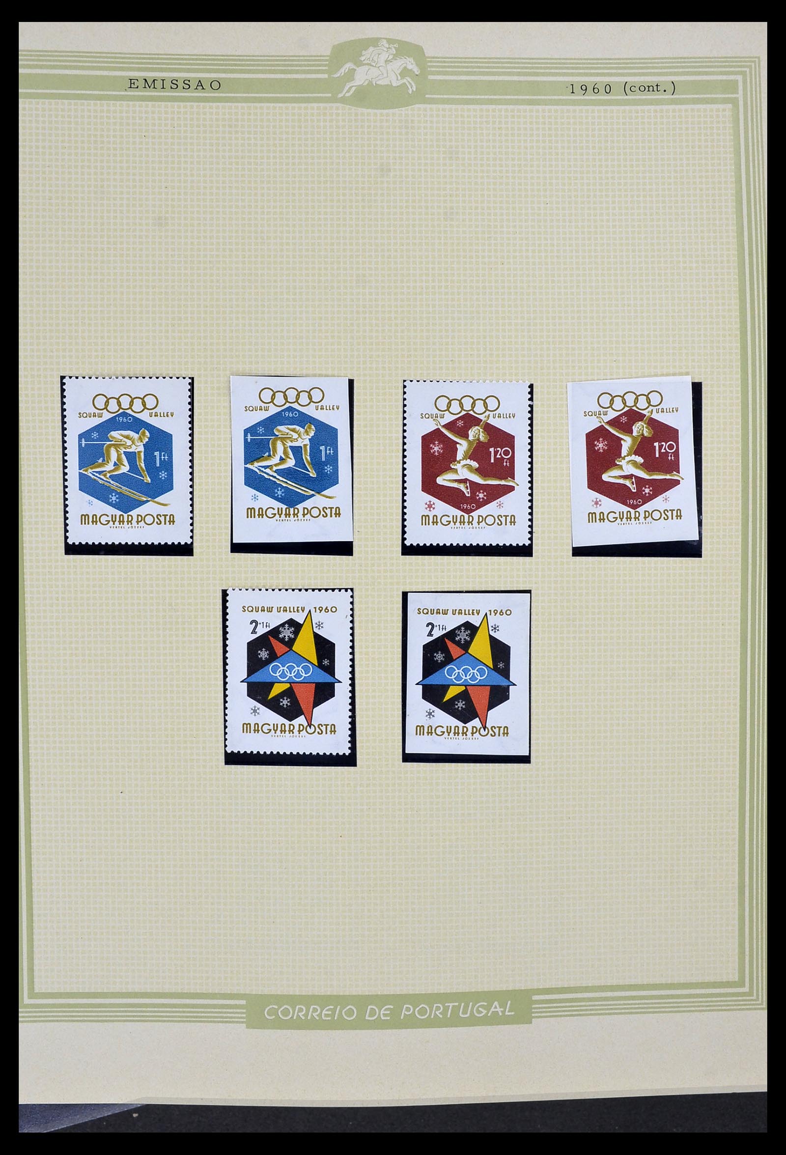 34230 039 - Postzegelverzameling 34230 Hongarije ONGETAND 1958-1970.