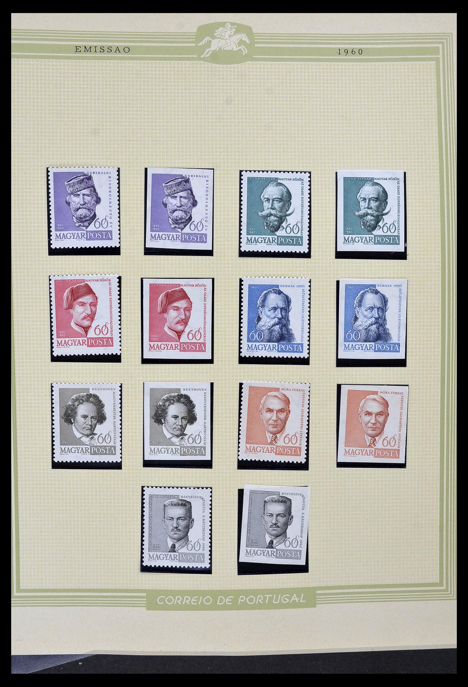34230 042 - Postzegelverzameling 34230 Hongarije ONGETAND 1958-1970.