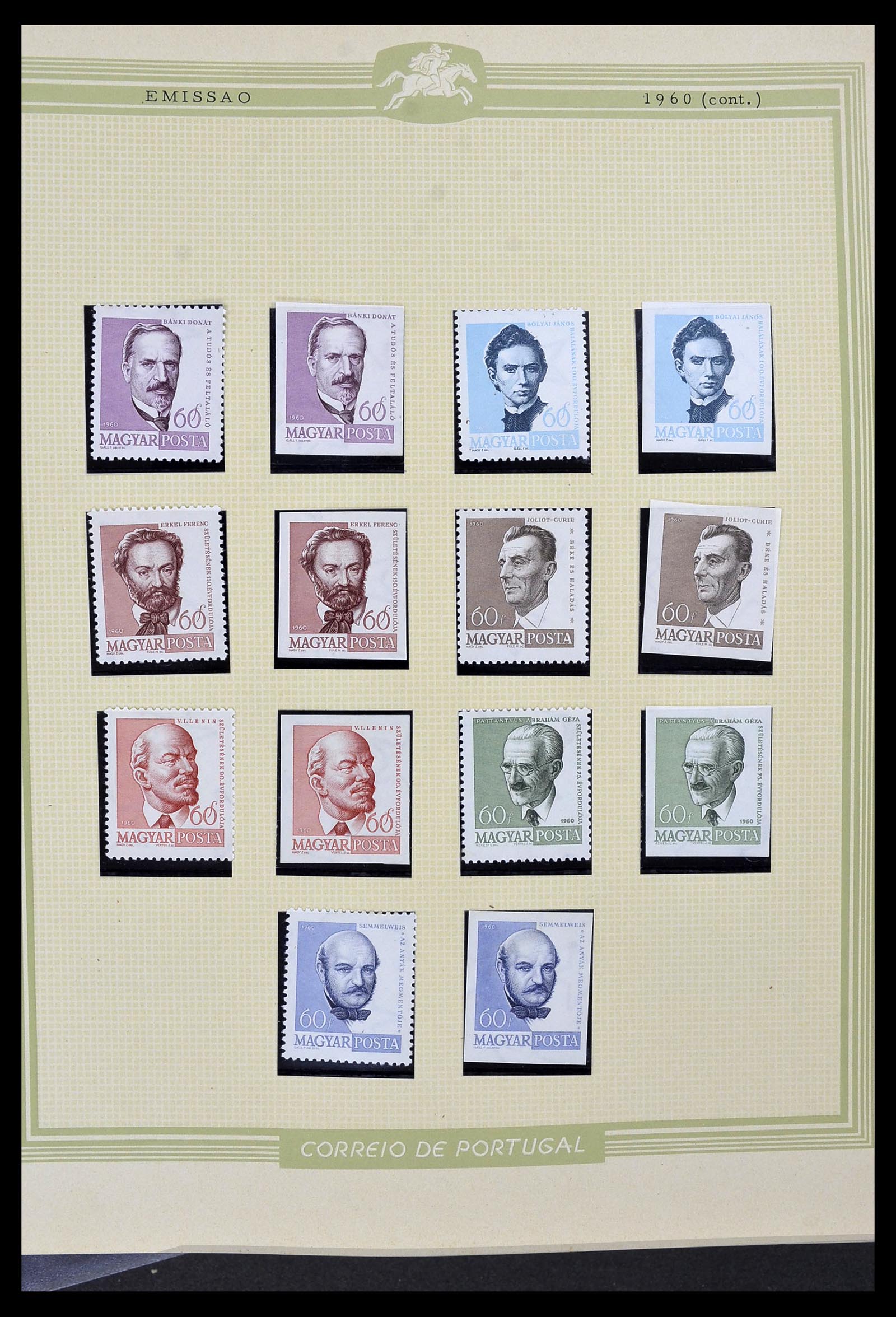 34230 043 - Postzegelverzameling 34230 Hongarije ONGETAND 1958-1970.