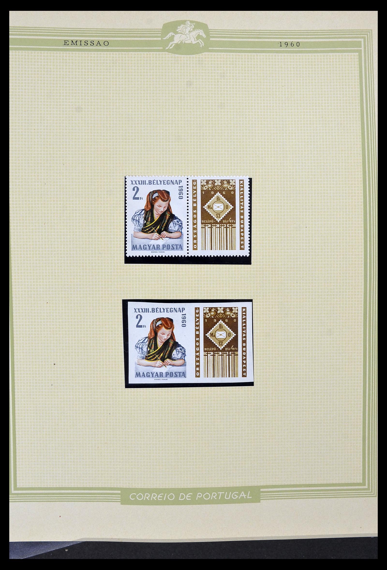 34230 047 - Postzegelverzameling 34230 Hongarije ONGETAND 1958-1970.