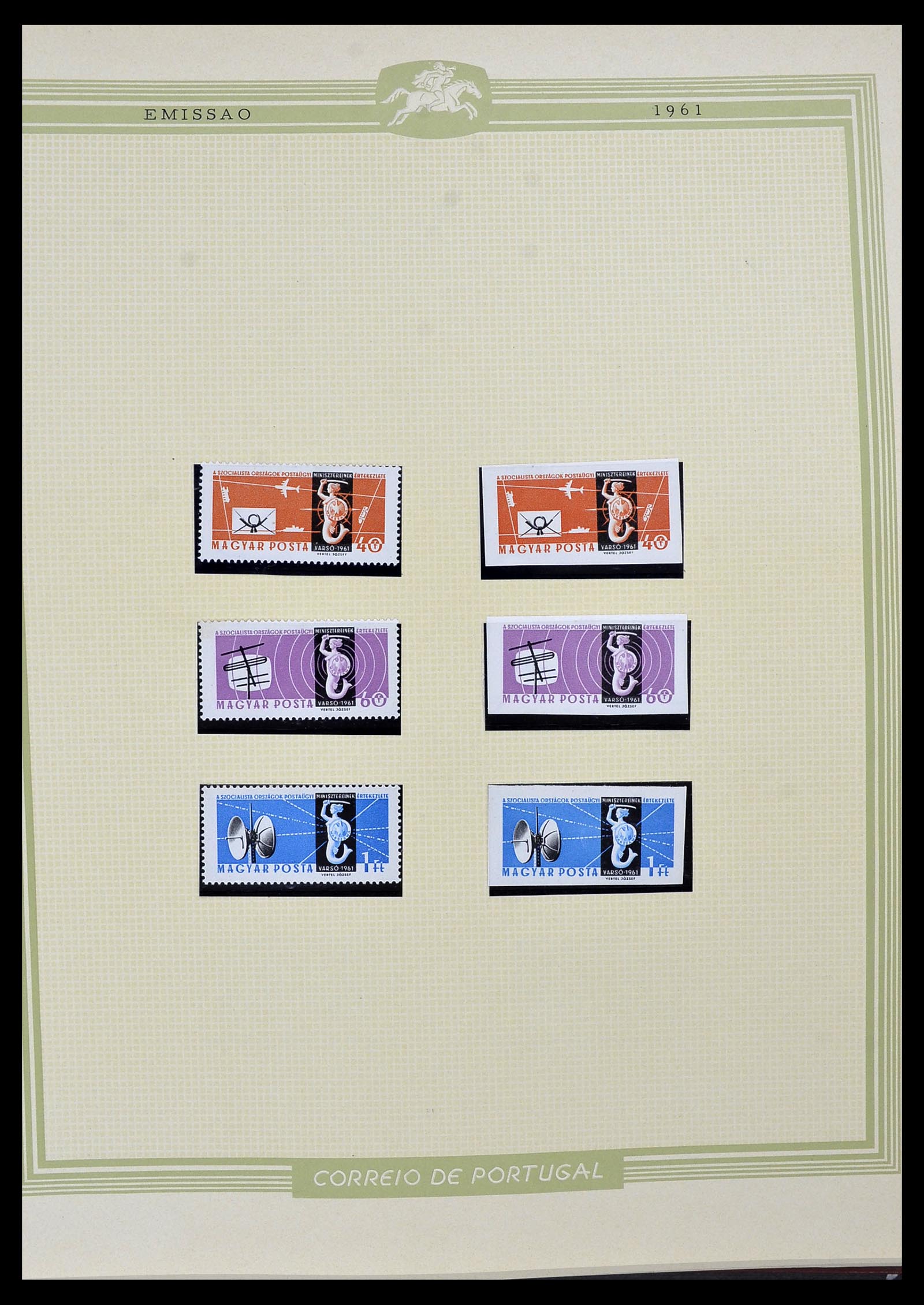 34230 055 - Postzegelverzameling 34230 Hongarije ONGETAND 1958-1970.