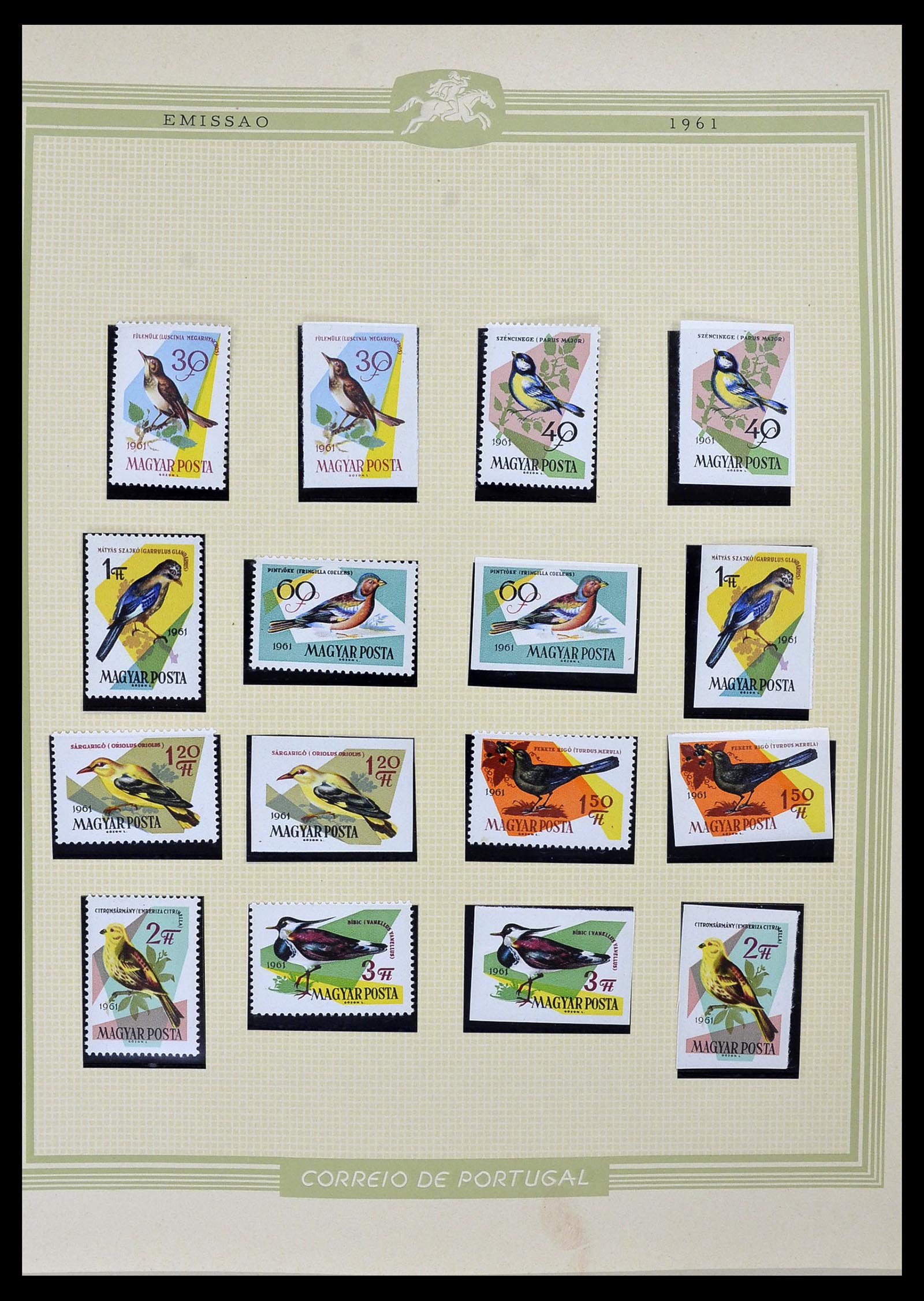 34230 066 - Postzegelverzameling 34230 Hongarije ONGETAND 1958-1970.