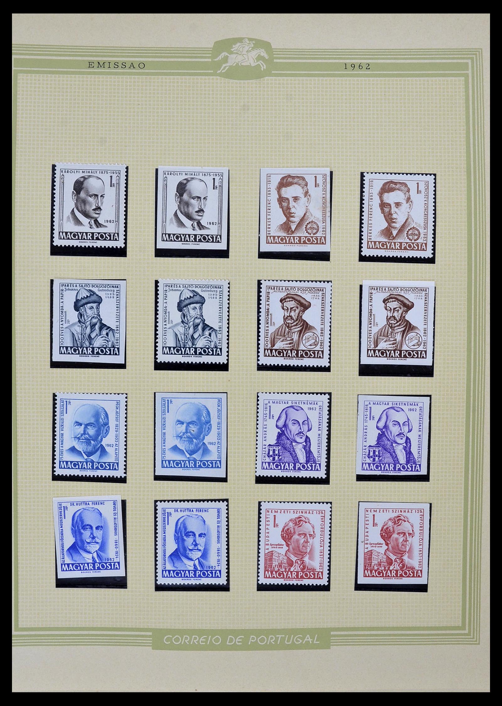 34230 067 - Postzegelverzameling 34230 Hongarije ONGETAND 1958-1970.