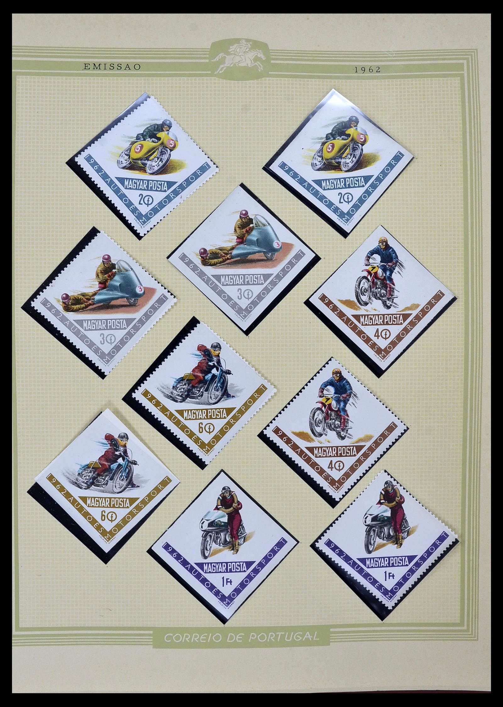 34230 077 - Postzegelverzameling 34230 Hongarije ONGETAND 1958-1970.