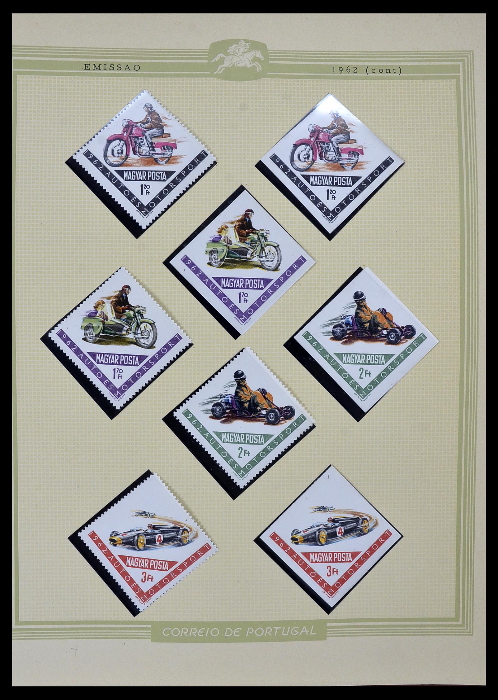 34230 078 - Postzegelverzameling 34230 Hongarije ONGETAND 1958-1970.