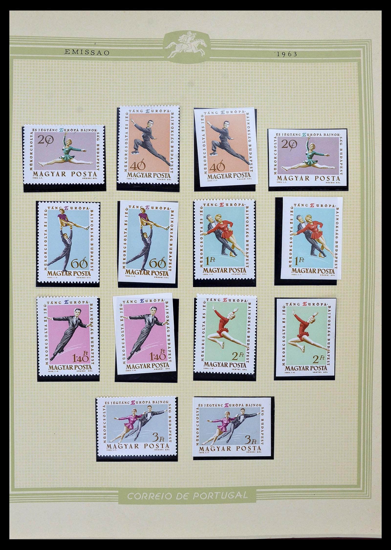 34230 079 - Postzegelverzameling 34230 Hongarije ONGETAND 1958-1970.