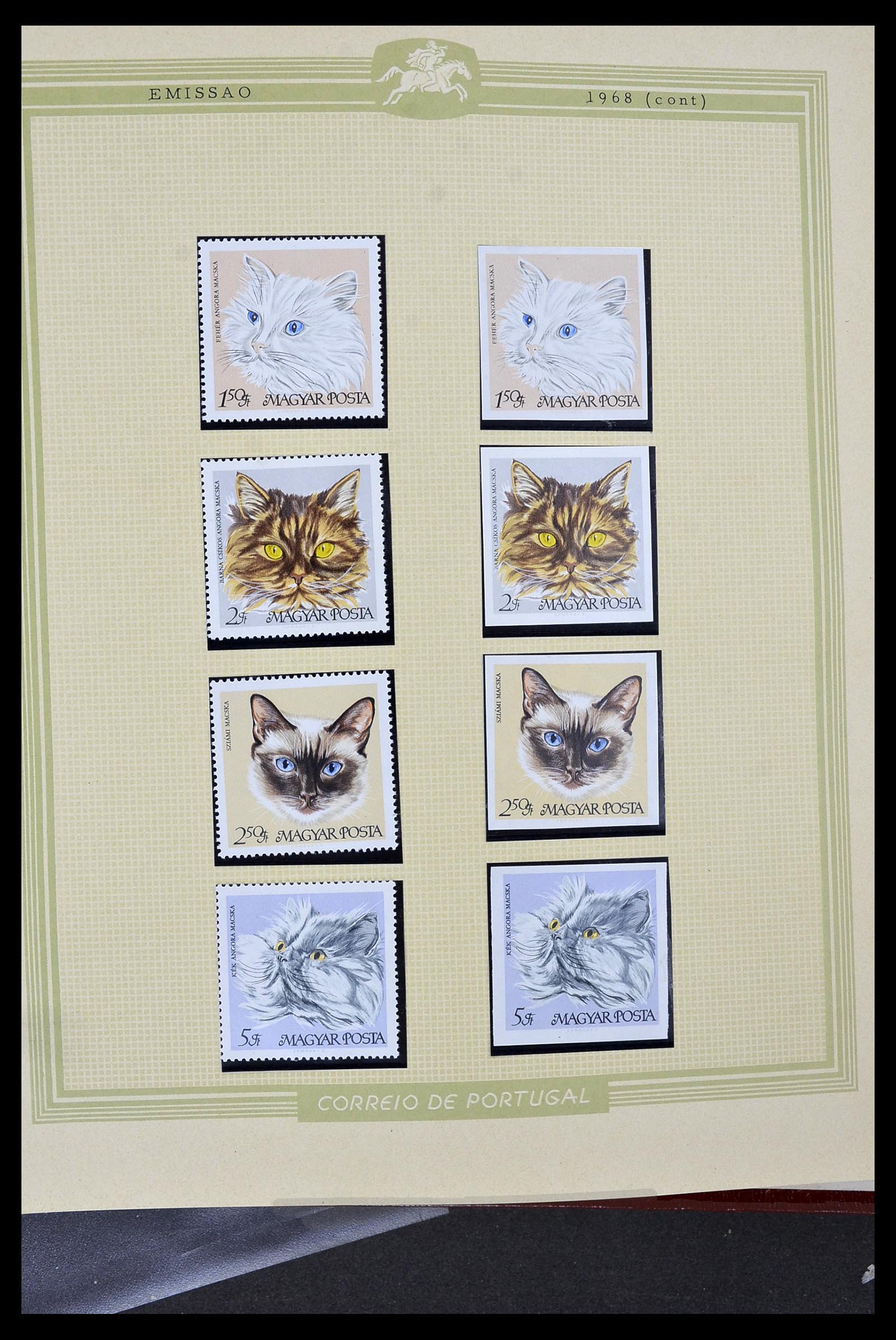 34230 241 - Postzegelverzameling 34230 Hongarije ONGETAND 1958-1970.