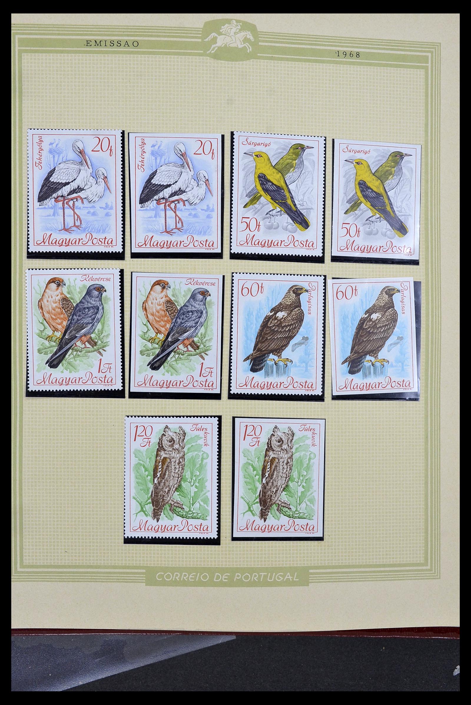 34230 243 - Postzegelverzameling 34230 Hongarije ONGETAND 1958-1970.