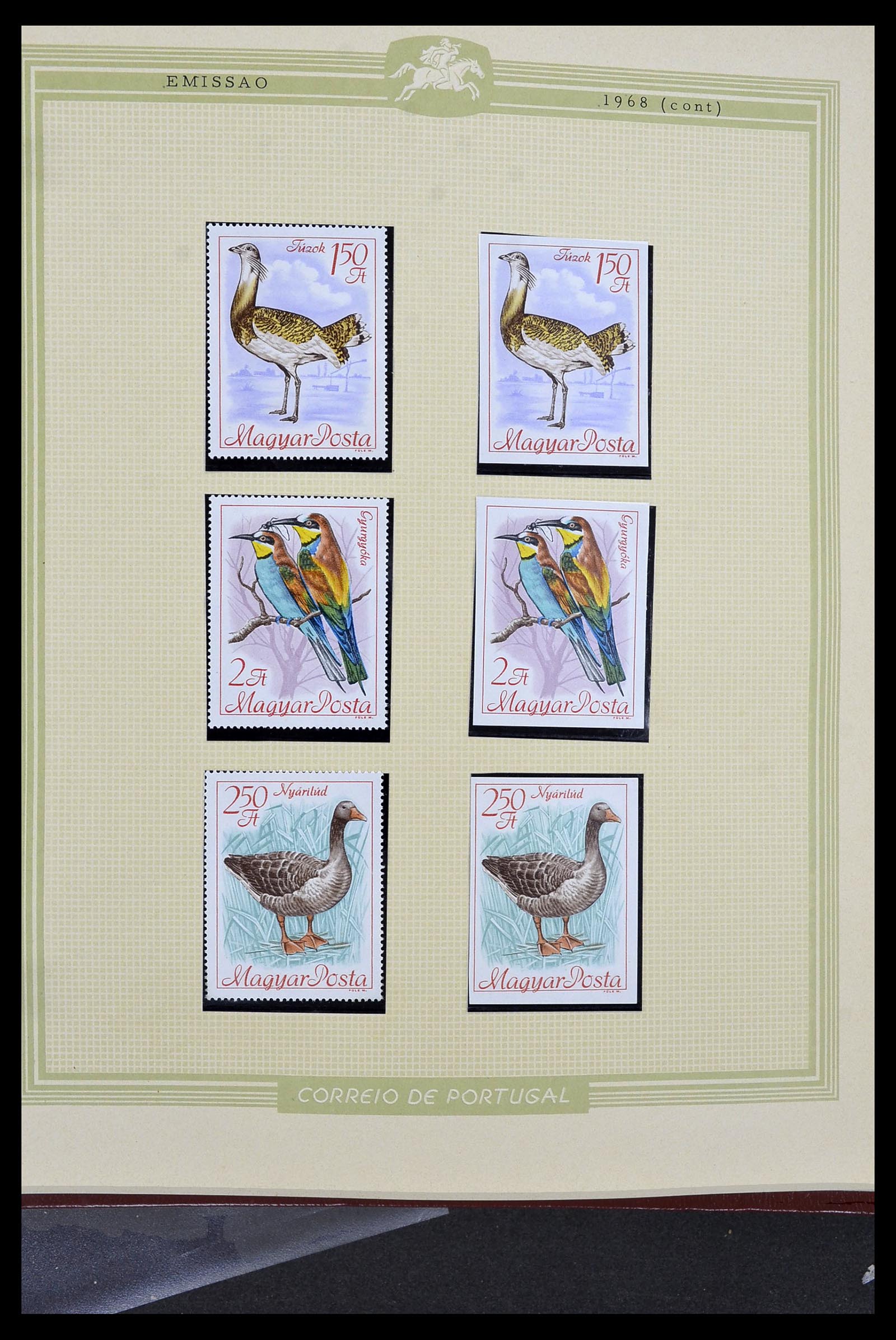 34230 244 - Postzegelverzameling 34230 Hongarije ONGETAND 1958-1970.