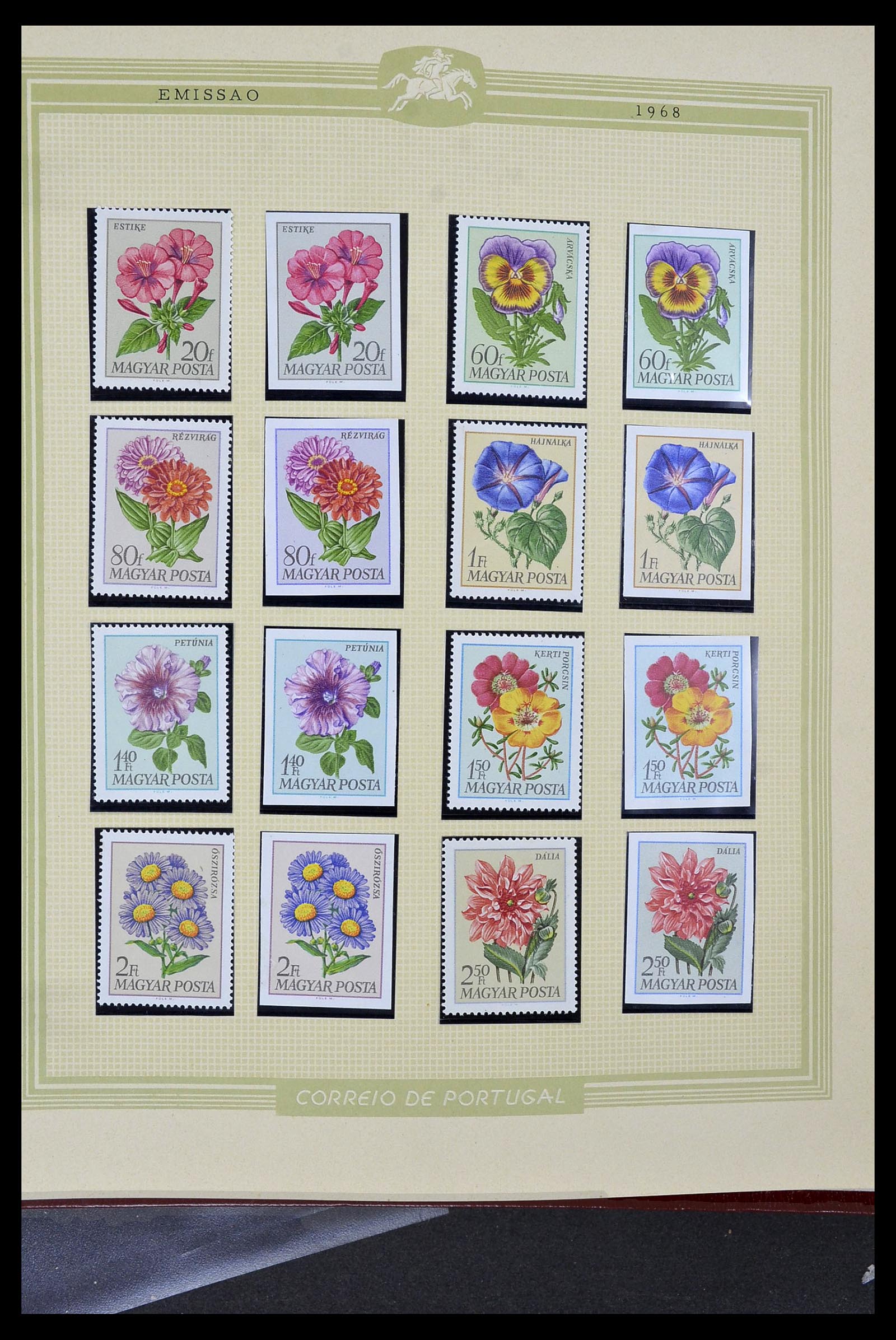 34230 253 - Postzegelverzameling 34230 Hongarije ONGETAND 1958-1970.