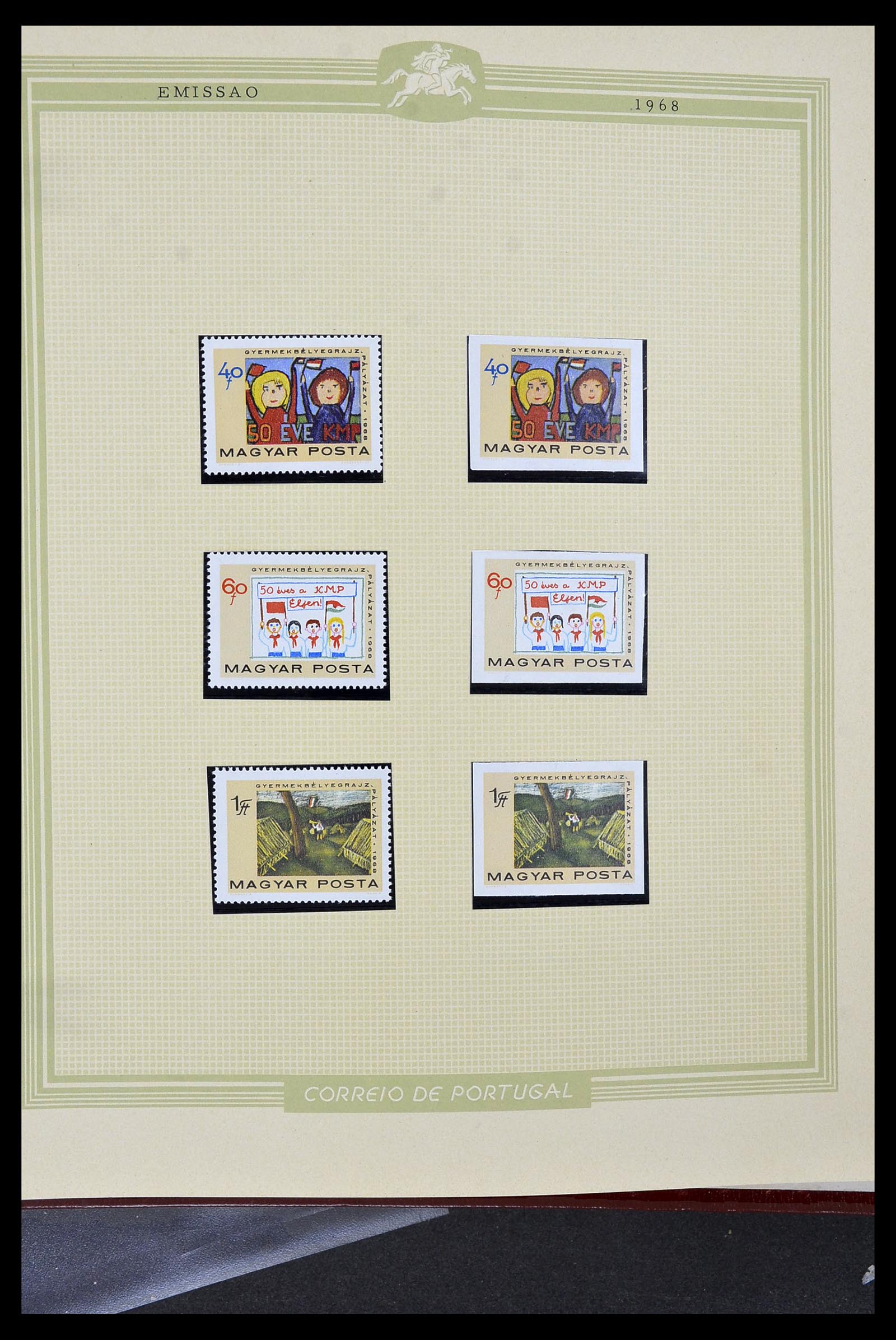 34230 255 - Postzegelverzameling 34230 Hongarije ONGETAND 1958-1970.