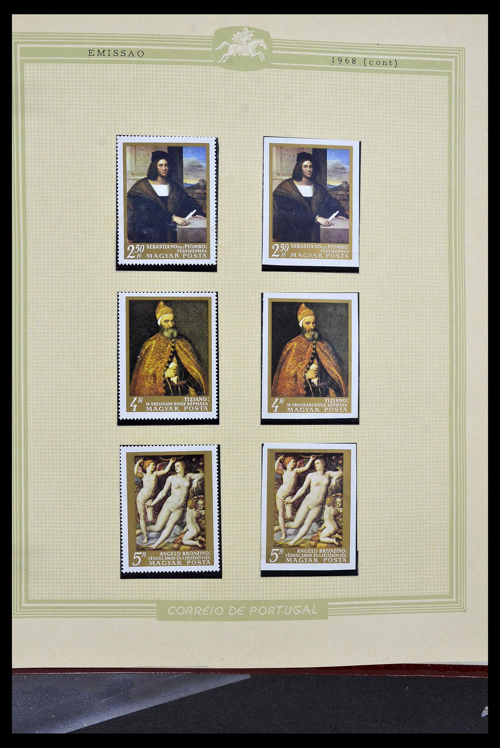 34230 258 - Postzegelverzameling 34230 Hongarije ONGETAND 1958-1970.