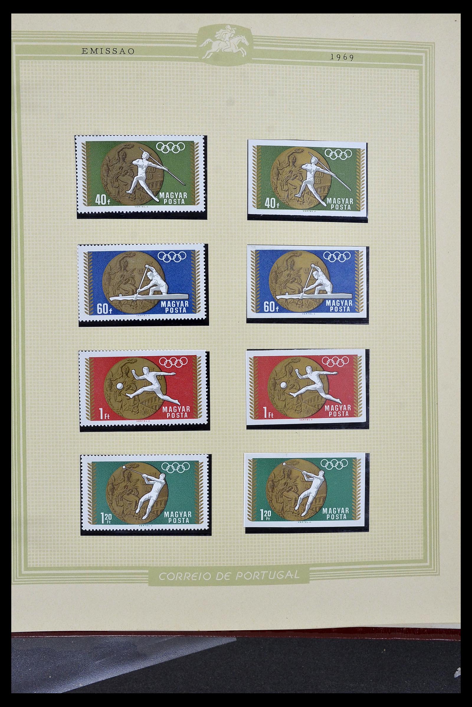 34230 260 - Postzegelverzameling 34230 Hongarije ONGETAND 1958-1970.