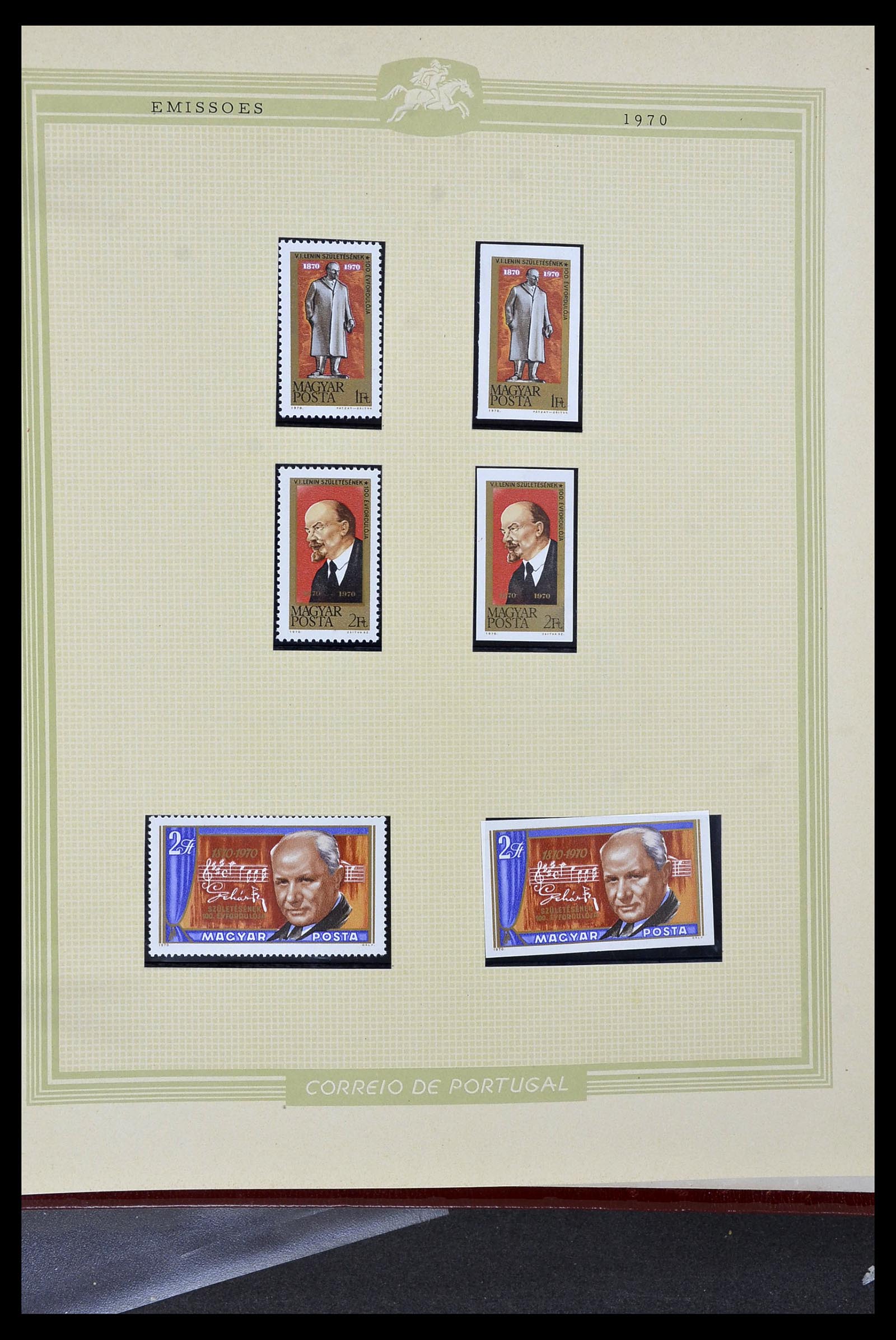 34230 281 - Postzegelverzameling 34230 Hongarije ONGETAND 1958-1970.