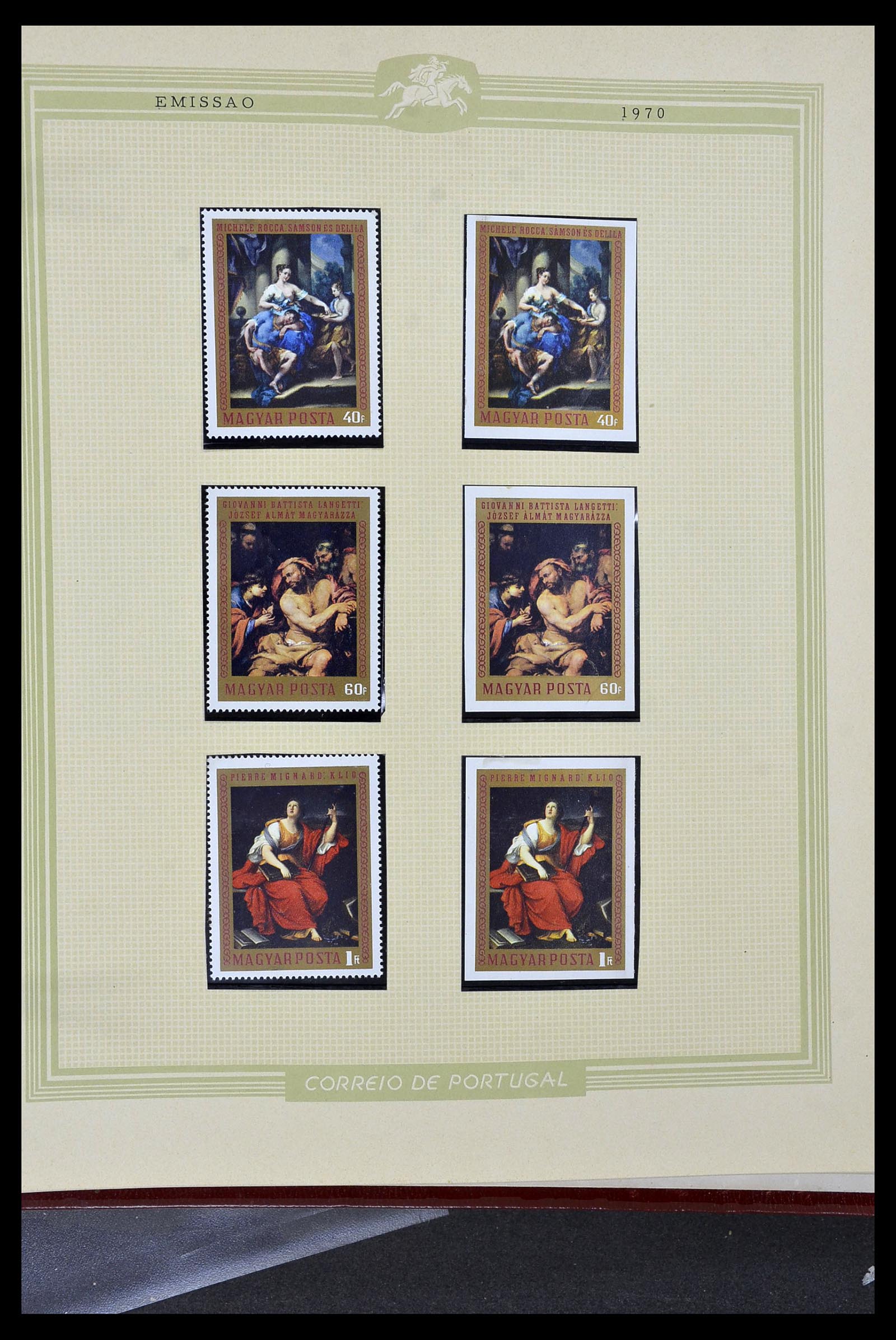 34230 282 - Postzegelverzameling 34230 Hongarije ONGETAND 1958-1970.