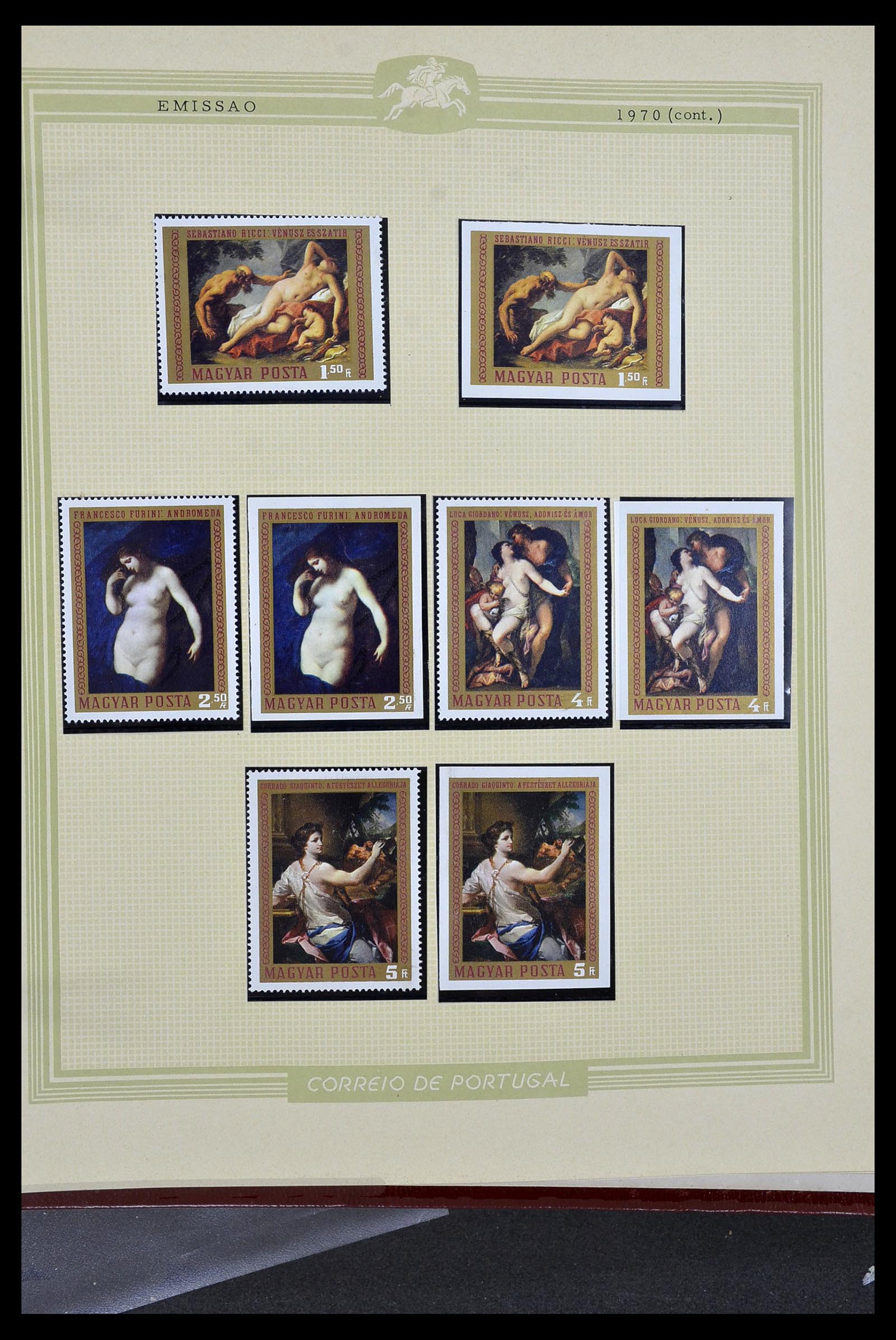 34230 283 - Postzegelverzameling 34230 Hongarije ONGETAND 1958-1970.