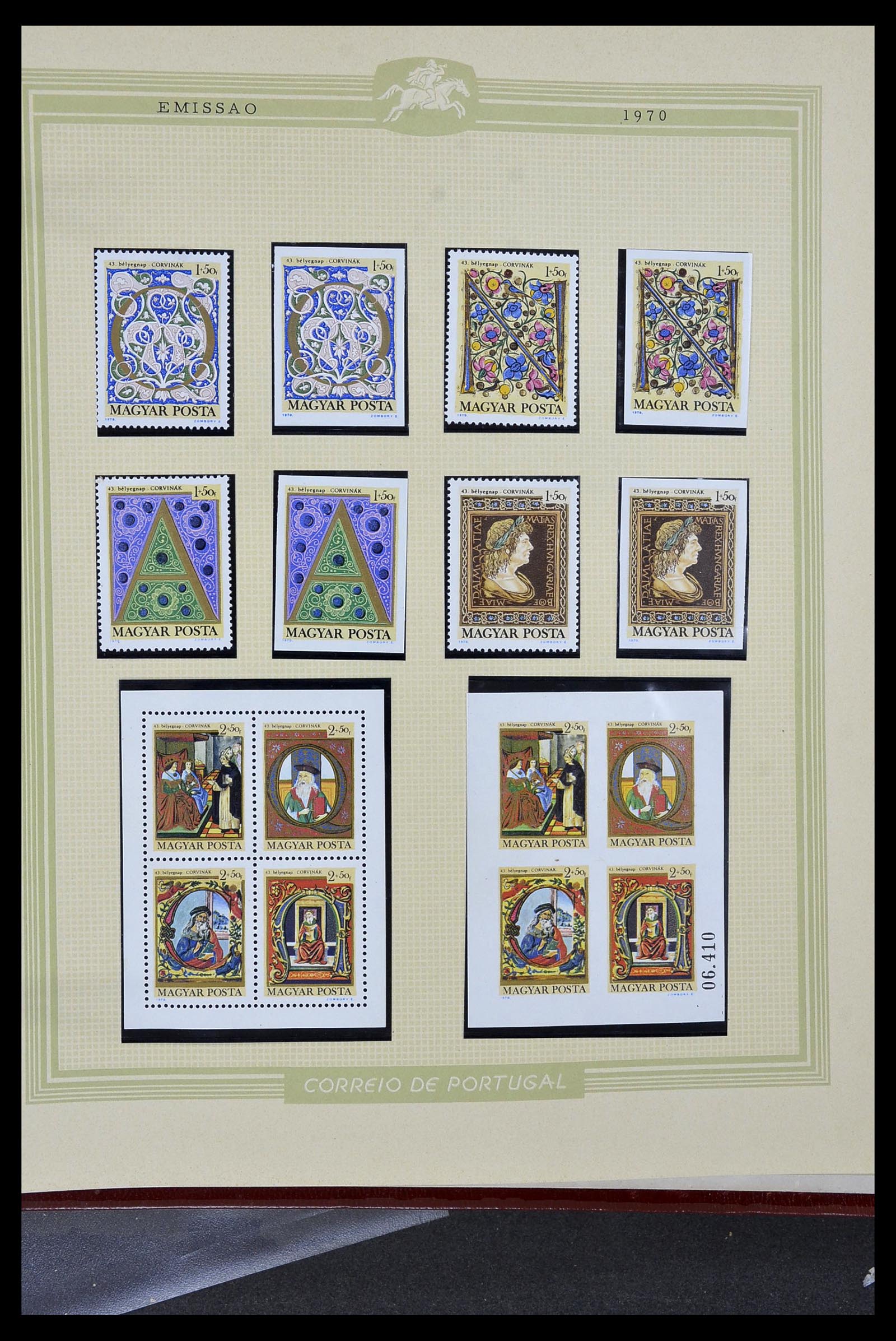 34230 286 - Postzegelverzameling 34230 Hongarije ONGETAND 1958-1970.