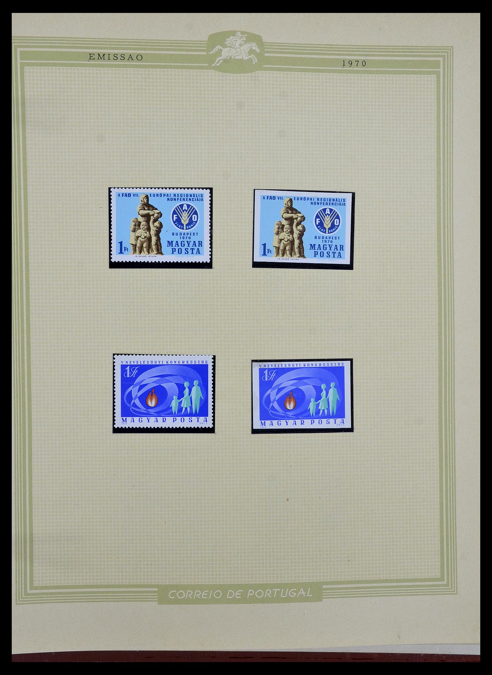34230 287 - Stamp collection 34230 Hungary IMPERFORATED 1958-1970.