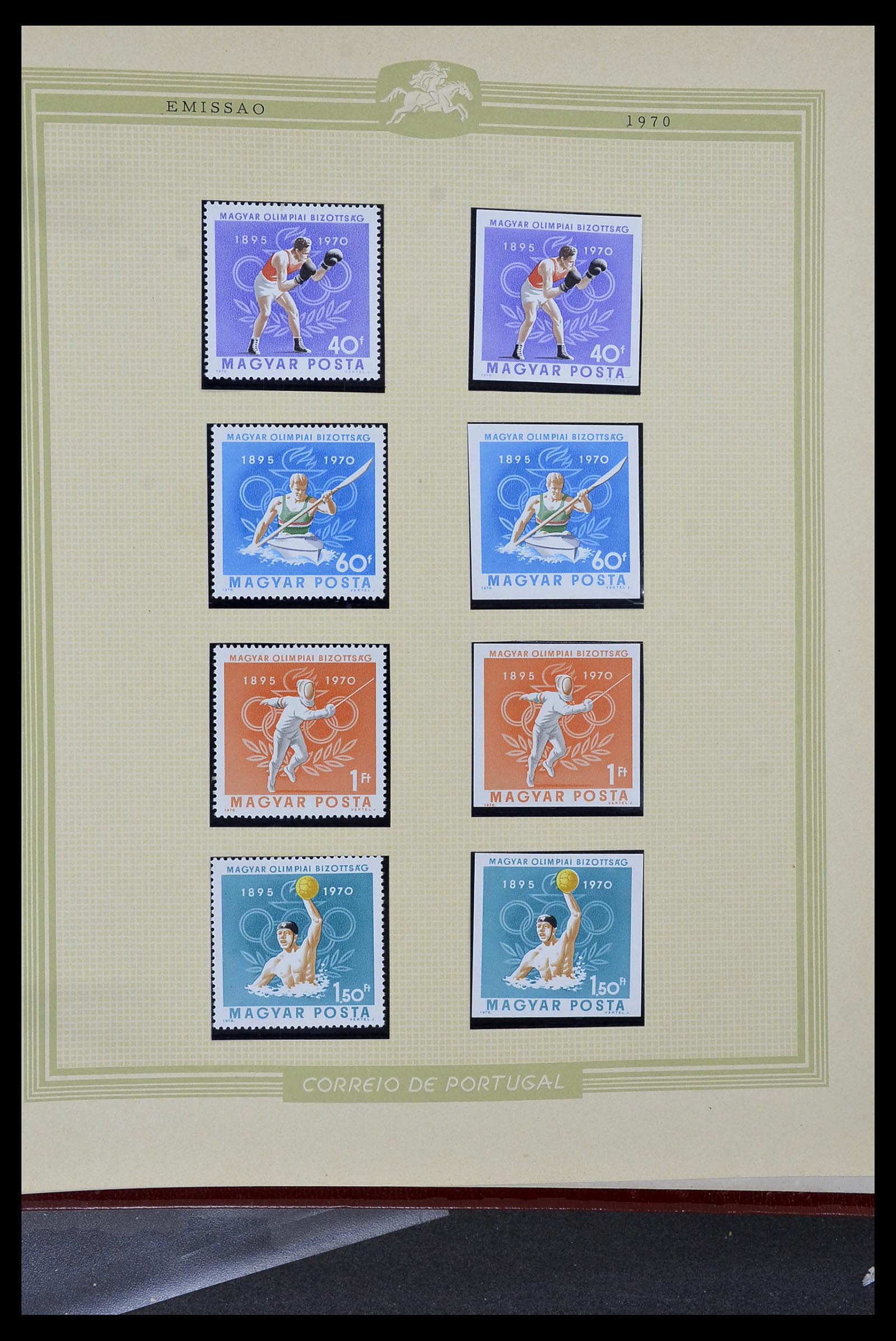 34230 288 - Postzegelverzameling 34230 Hongarije ONGETAND 1958-1970.