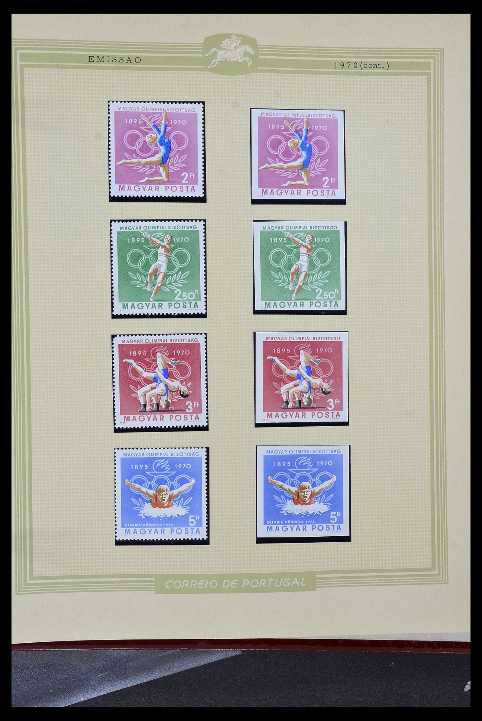 34230 289 - Stamp collection 34230 Hungary IMPERFORATED 1958-1970.