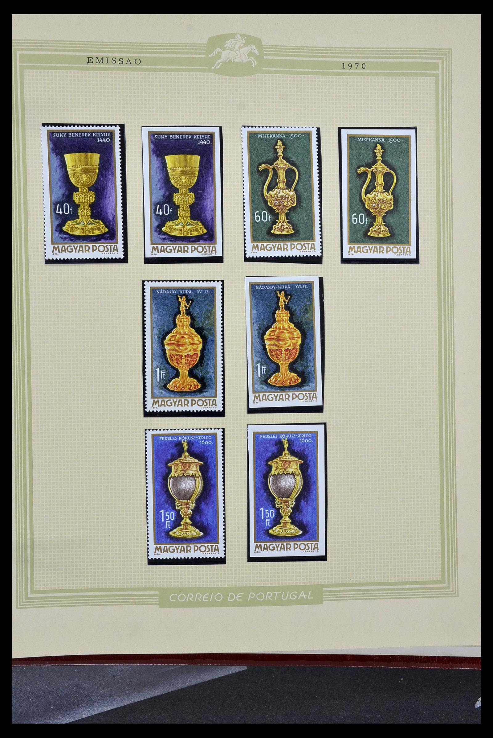 34230 290 - Postzegelverzameling 34230 Hongarije ONGETAND 1958-1970.