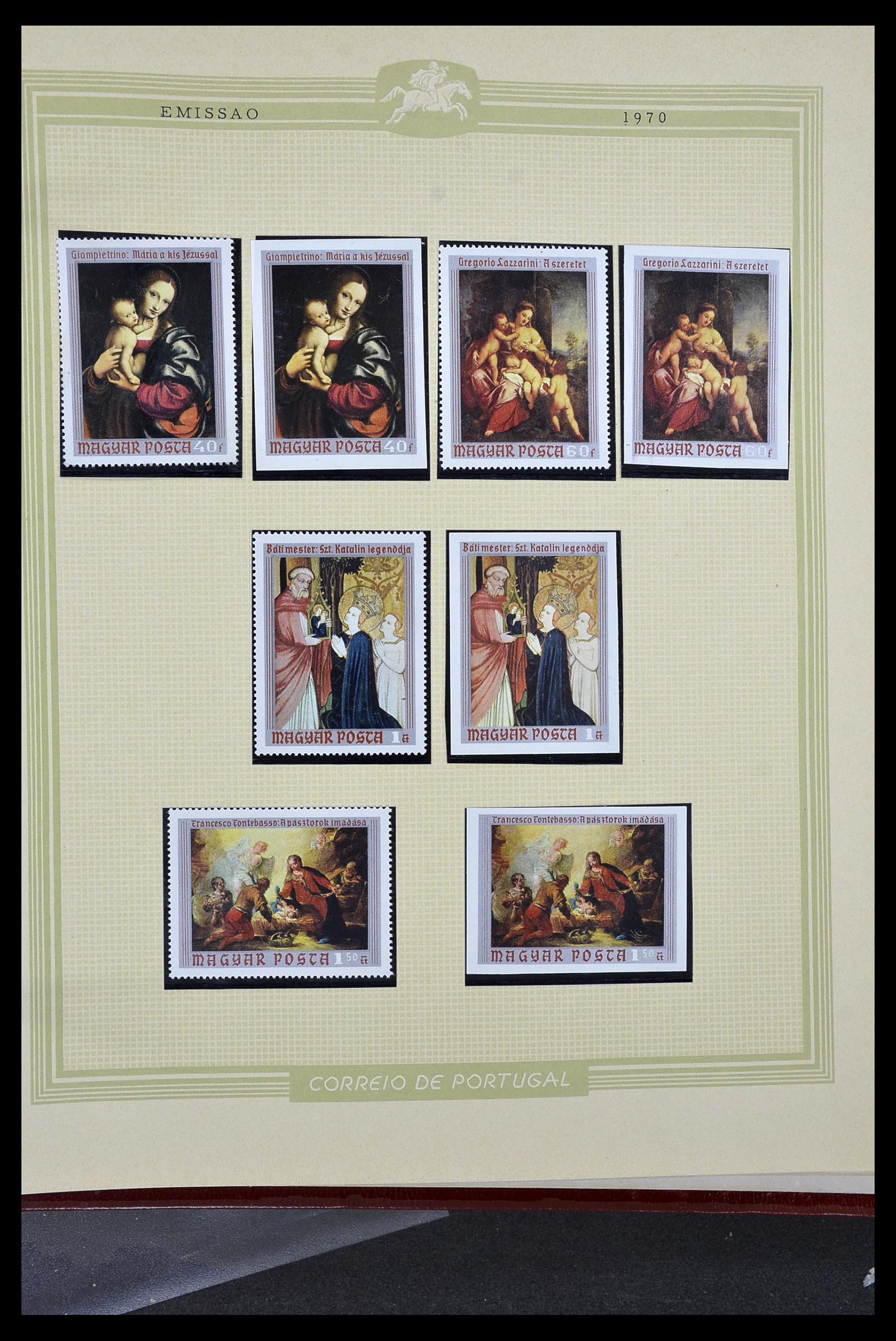 34230 292 - Postzegelverzameling 34230 Hongarije ONGETAND 1958-1970.