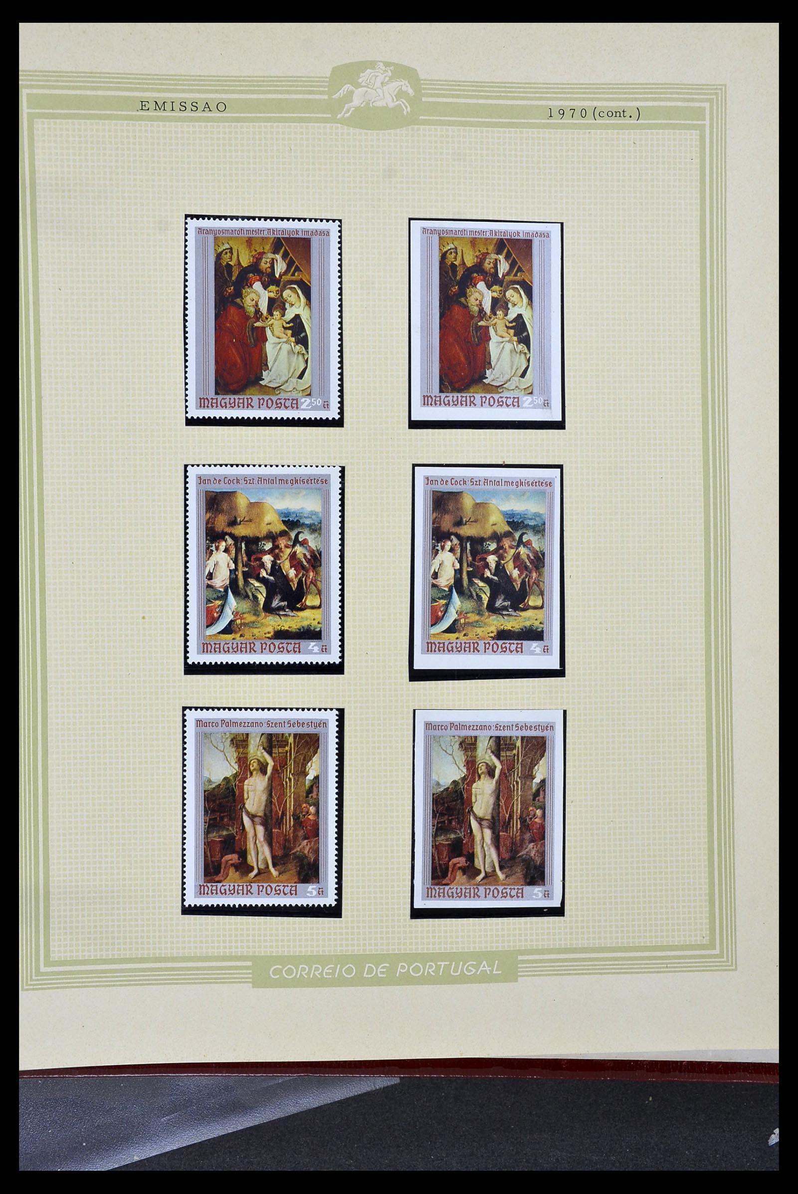 34230 293 - Postzegelverzameling 34230 Hongarije ONGETAND 1958-1970.