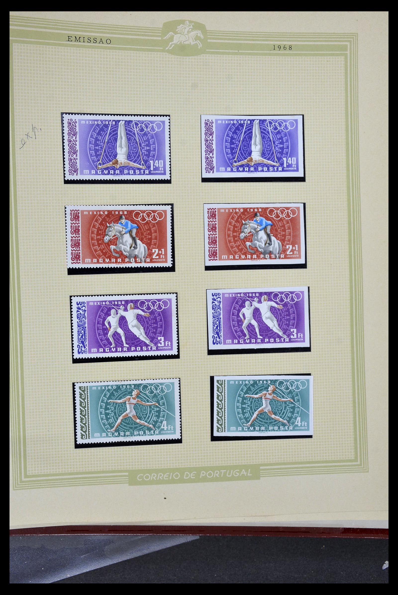 34230 299 - Stamp collection 34230 Hungary IMPERFORATED 1958-1970.