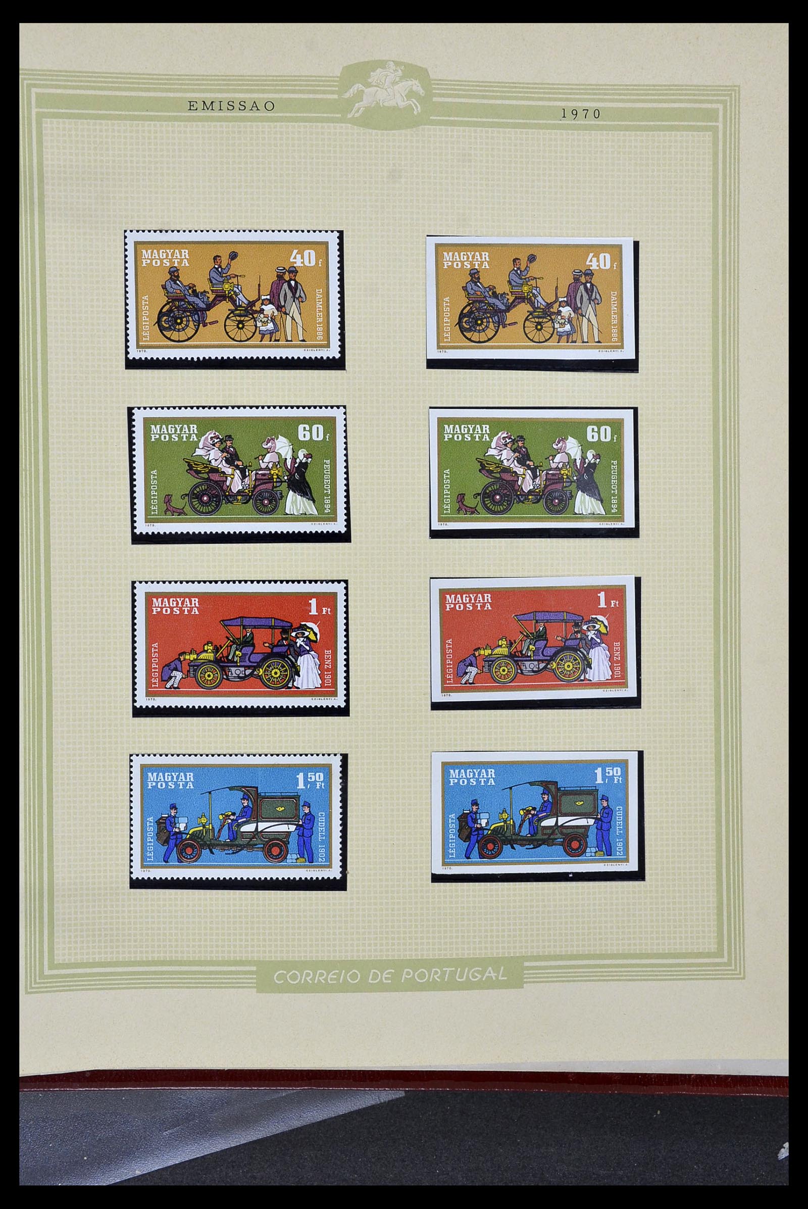 34230 302 - Postzegelverzameling 34230 Hongarije ONGETAND 1958-1970.